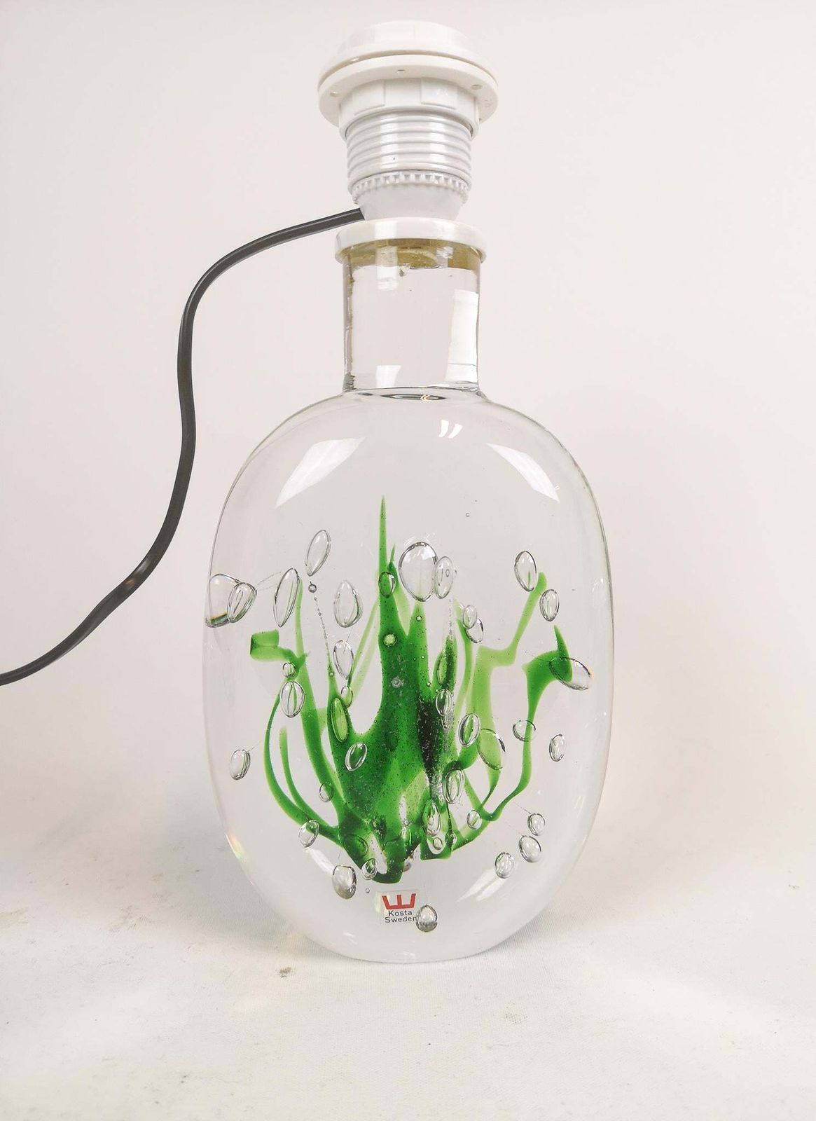Midcentury Table Lamp "Seaweed" Kosta Vicke Lindstrand, 1950s, Sweden photo buy