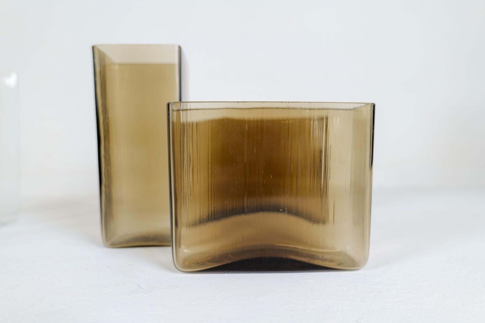 photo furniture Midcentury Modern Collection Of Ten "Ice" Gullaskruf Vases, Sweden, 1960s
