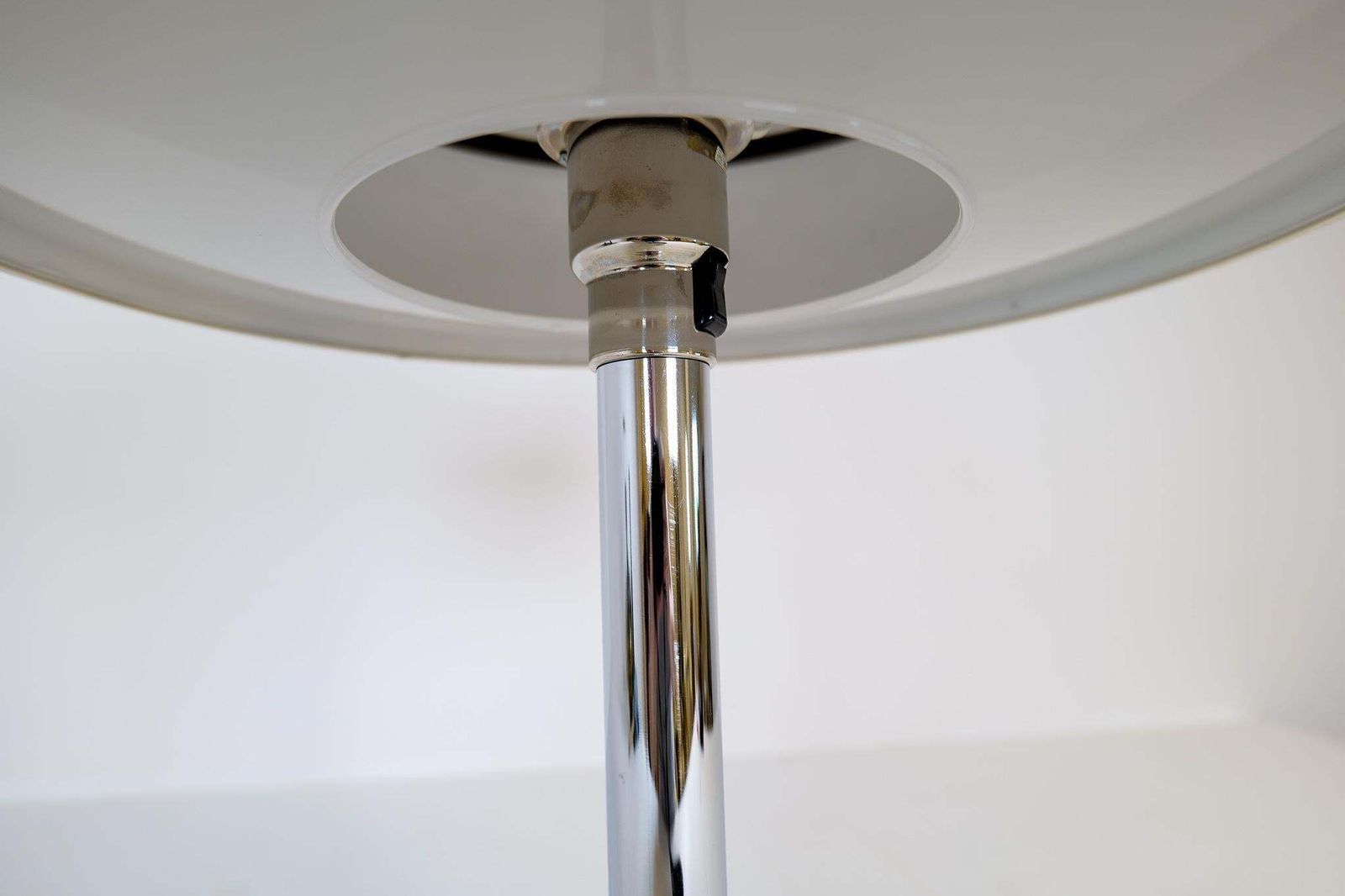 photo for sale Space Age Large Table Lamp Chrome Fagerhults, Sweden, 1970s