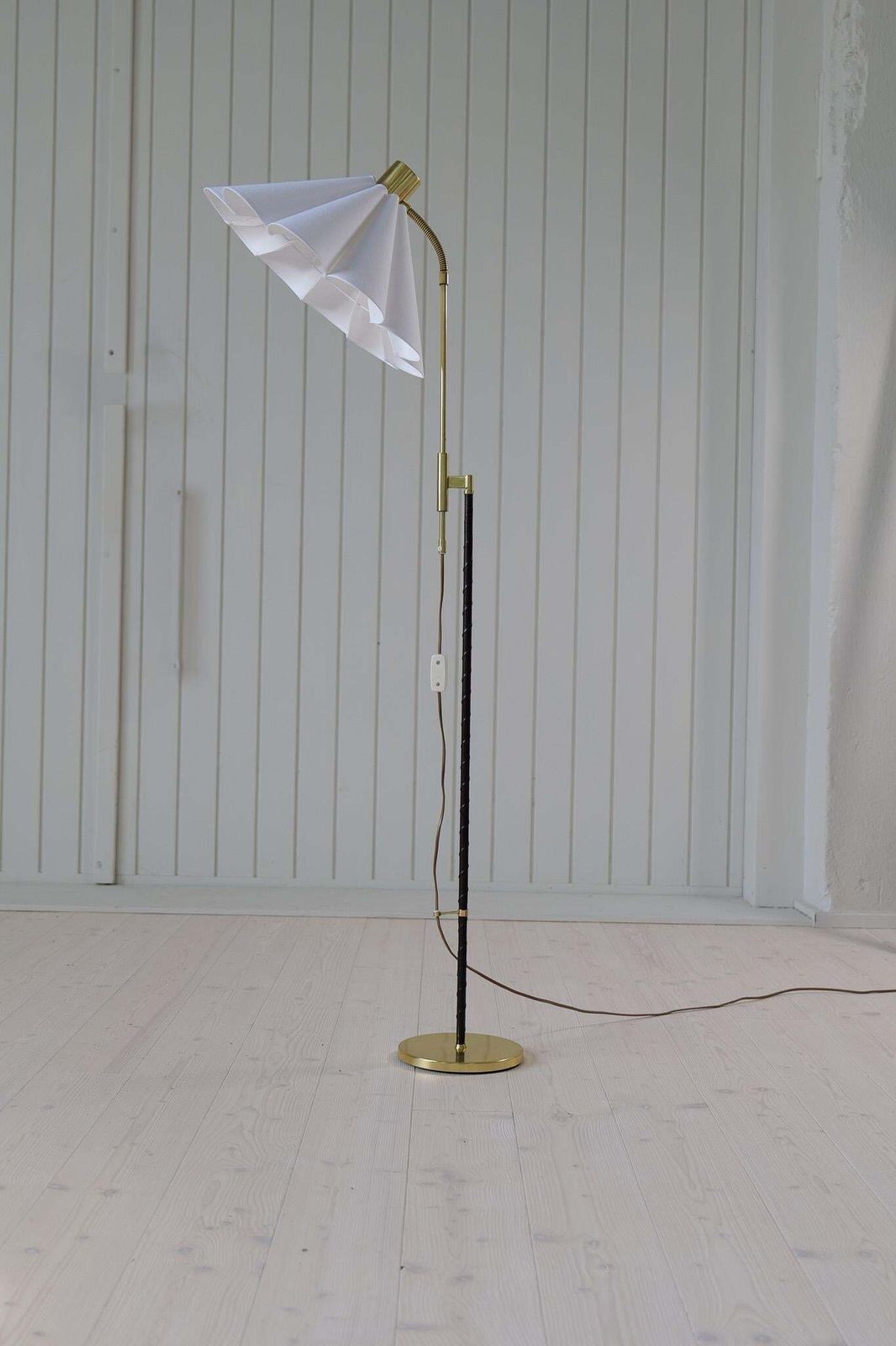 Mid Century Modern Floor Lamp Möllers Armatur Sweden, 1960s photo for sale