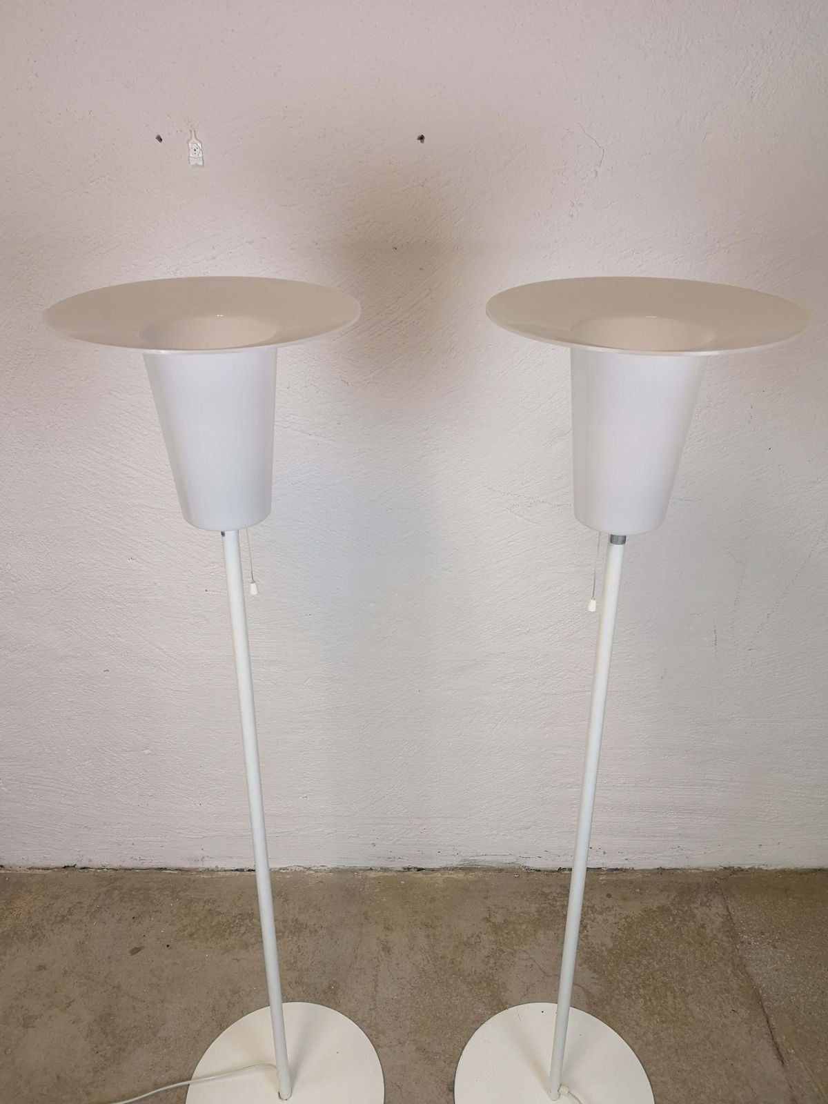 Midcentury Modern Pair Of Floor Lamps Luxus, Sweden, 1970s photo vintage
