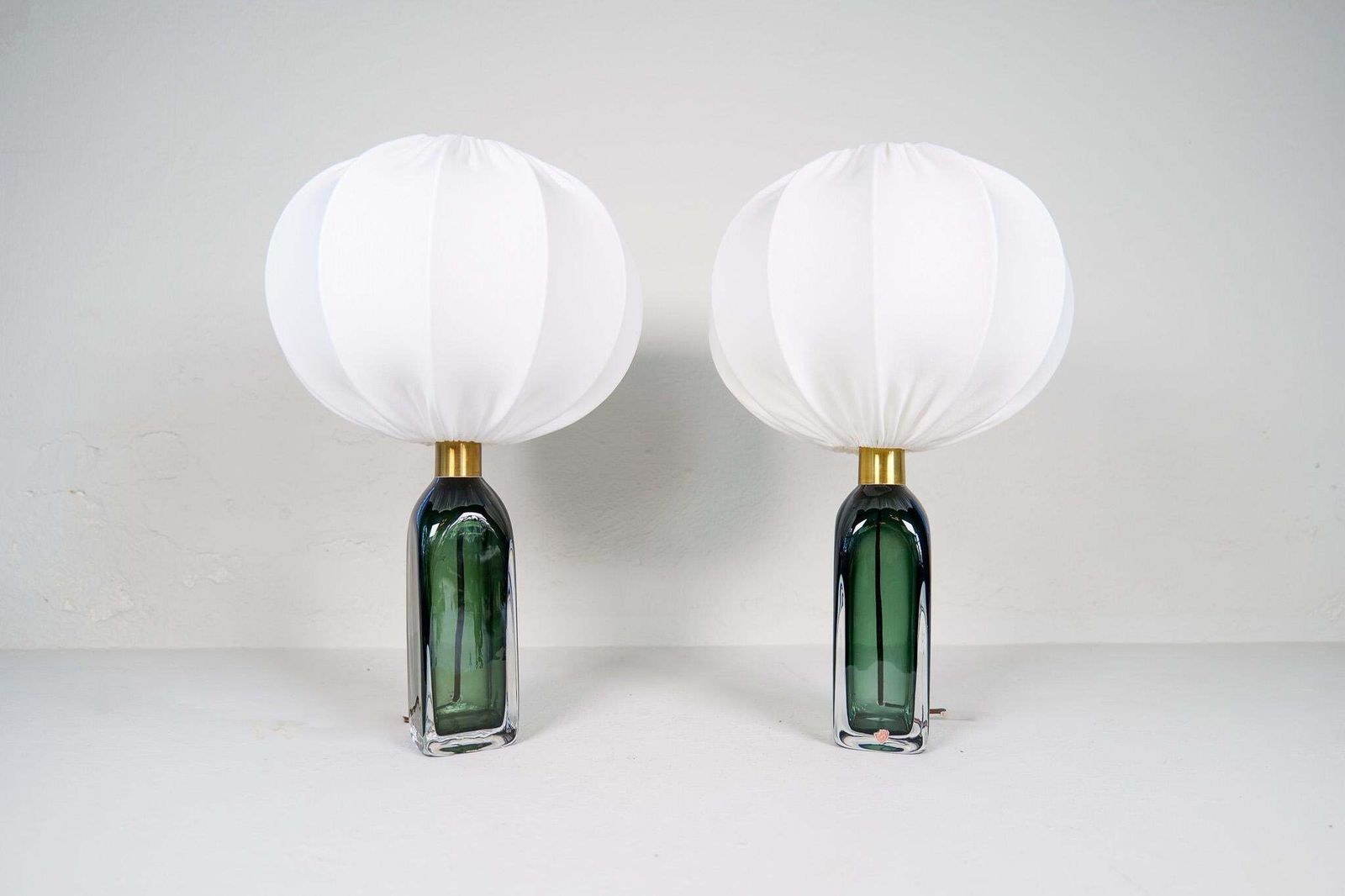 Midcentury Modern Table Lamps By Carl Fagerlund For Orrefors Sweden Rd 1406 photo Lighting