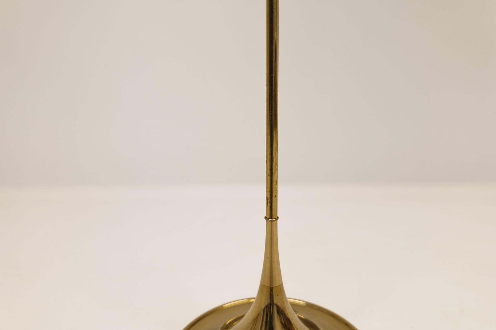 Midcentury Brass Floor Lamp Bergboms G 024, Sweden, 1960s photo vintage