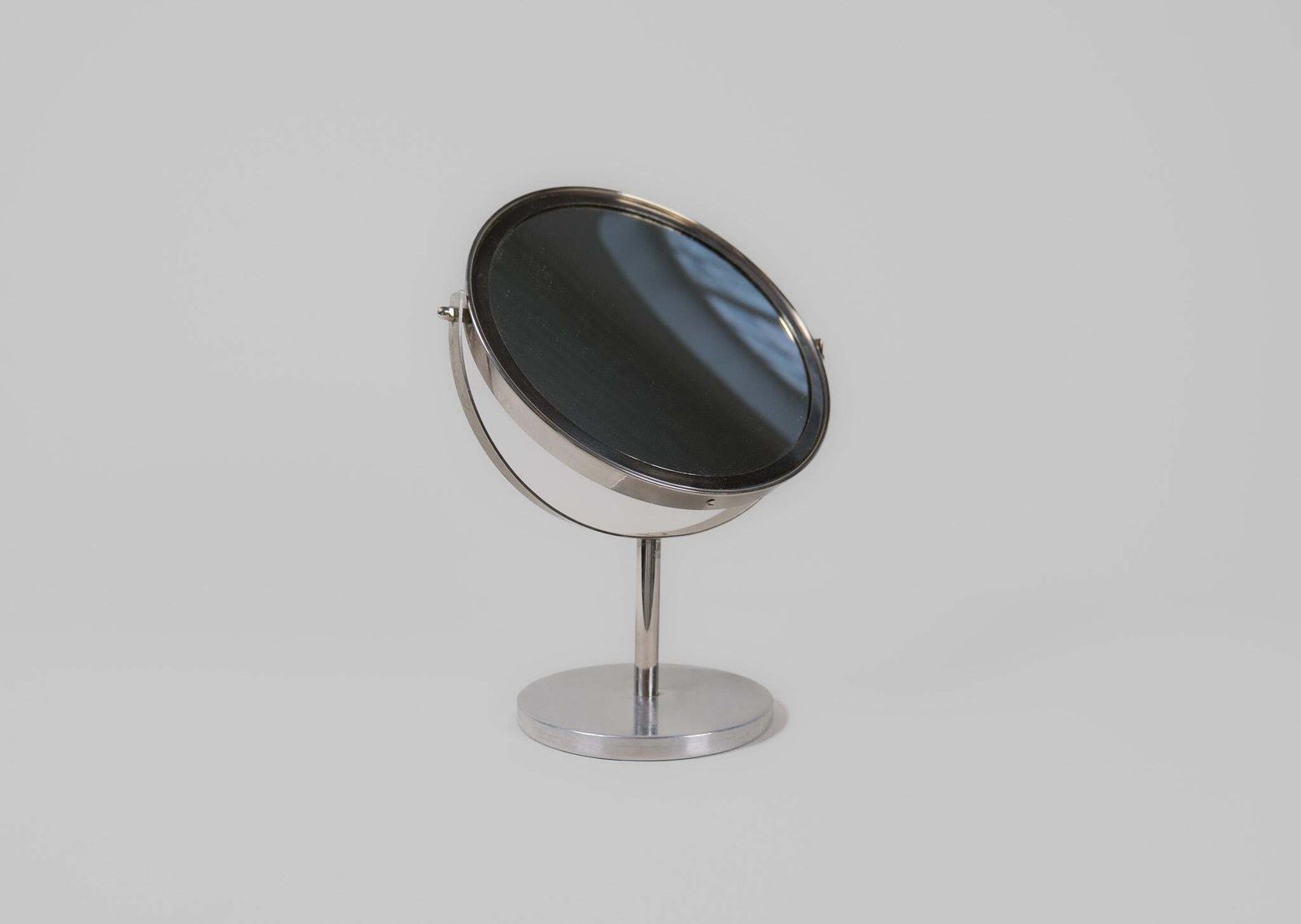 Midcentury Modern Hans Agne Jakobsson Chrome  Vanity Table Mirror, Sweden photo furniture