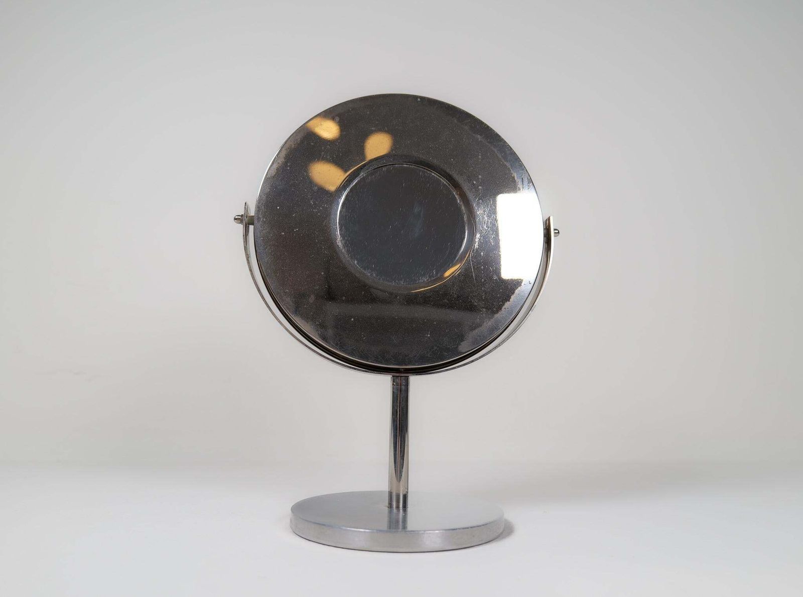 1197.0 Midcentury Modern Hans Agne Jakobsson Chrome  Vanity Table Mirror, Sweden photo