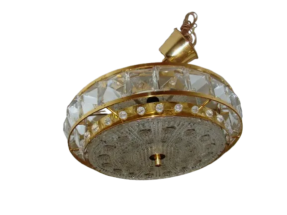 Crystal Pendant Lamp Proj. Carl Fagerlund For Orrefors, Sweden, 1960s photo furniture