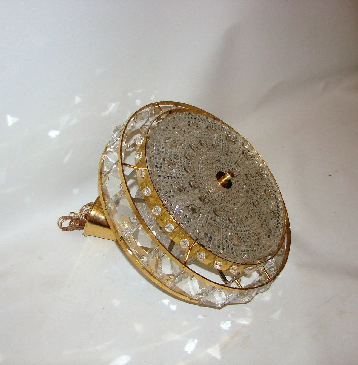 photo furniture Crystal Pendant Lamp Proj. Carl Fagerlund For Orrefors, Sweden, 1960s