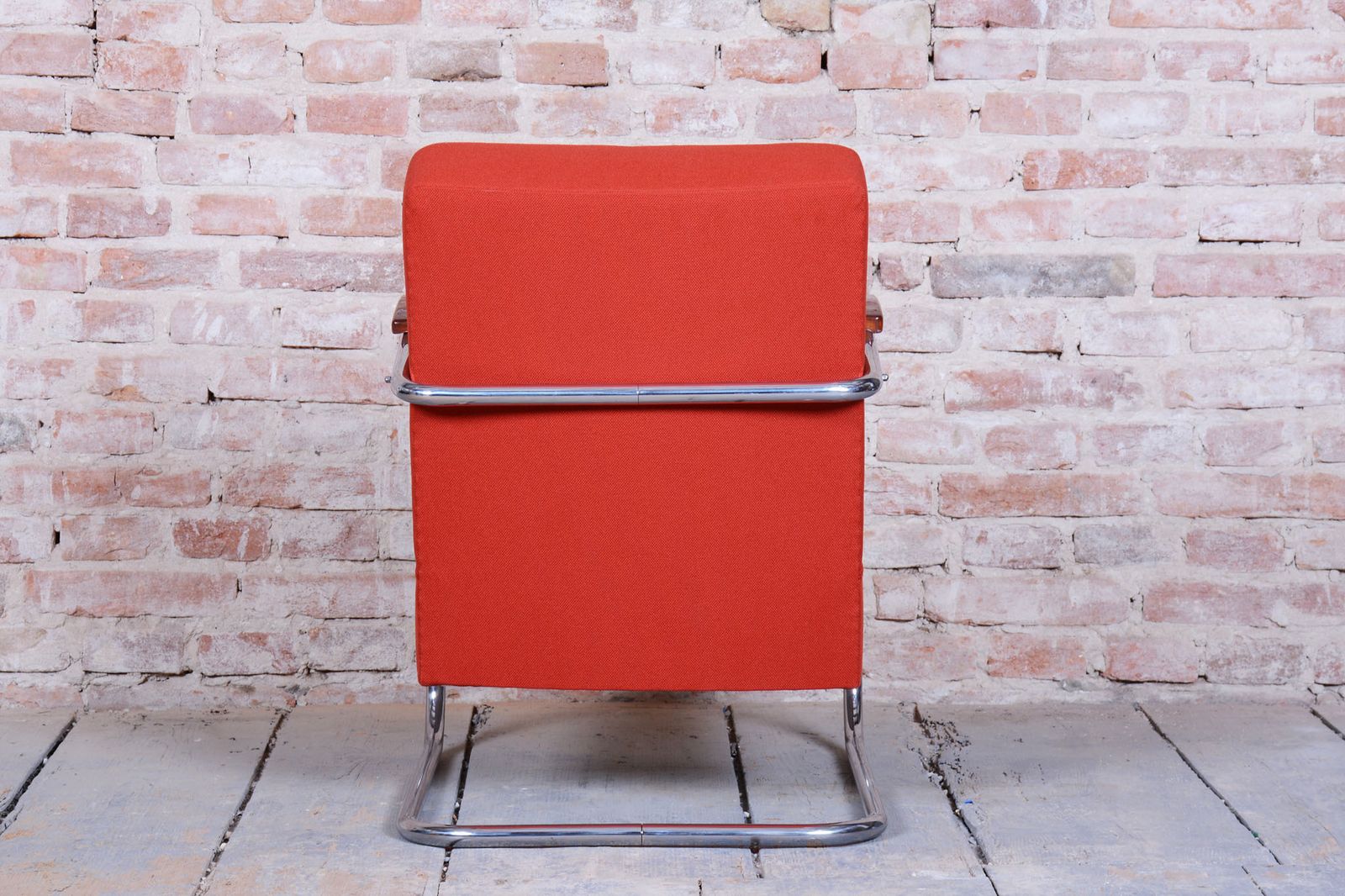 photo for sale Restored Bauhaus Armchair, By Mücke   Melder, Beech, Chrome, Czech, 1930s