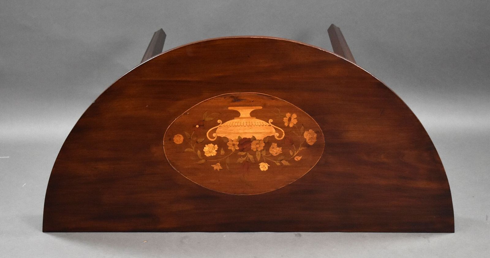 Pair Of George III Mahogany Inlaid Console Tables photo buy