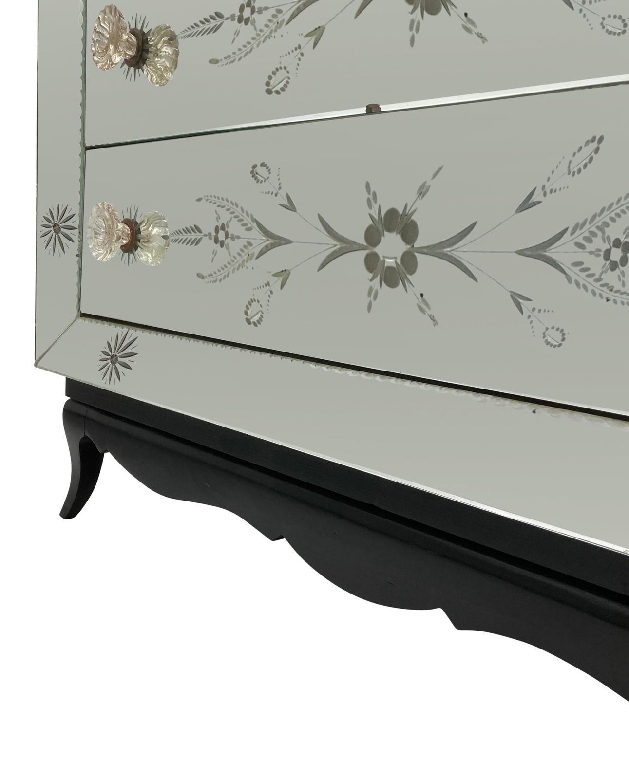A French 1930's Mirrored Chest Of Drawers photo vintage