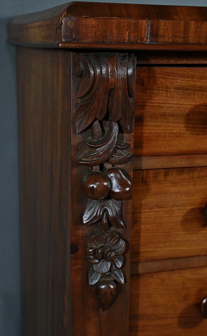 Small Wellington Mahogany Secretary, Victorian Period, England – Part 2 Of The 19th Century photo buy