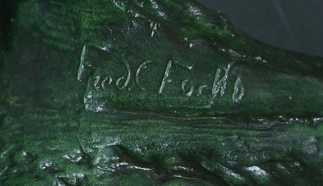 Bronze “Jean Mermoz” By F. Focht, Art Deco – 1930 photo vinterior