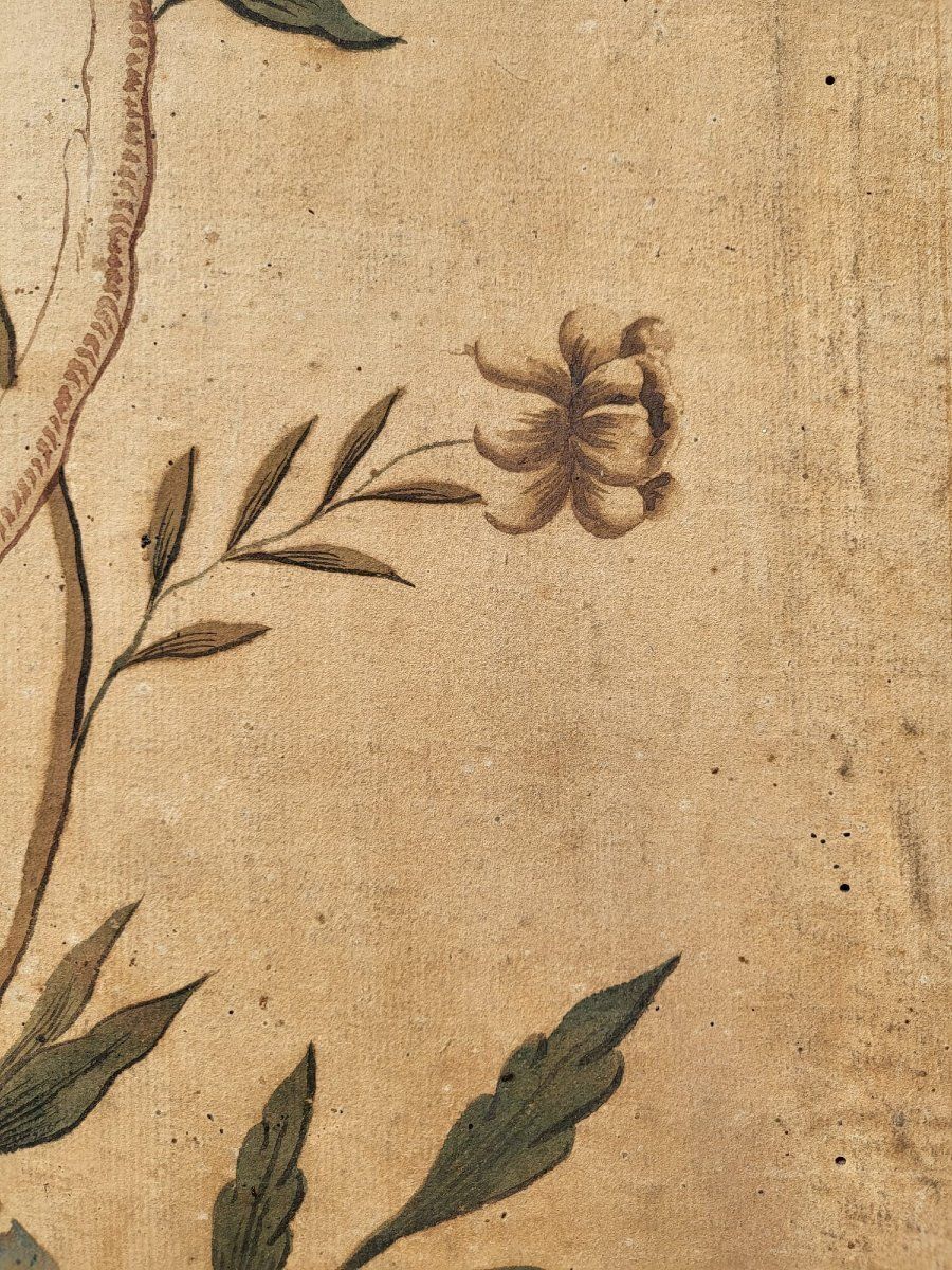 photo for sale Wallpaper With Birds, Torino Or China, 18th/19th Century