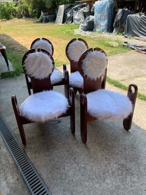 Vintage Dining Chairs By Szedleczky, 1970s, Set Of 4