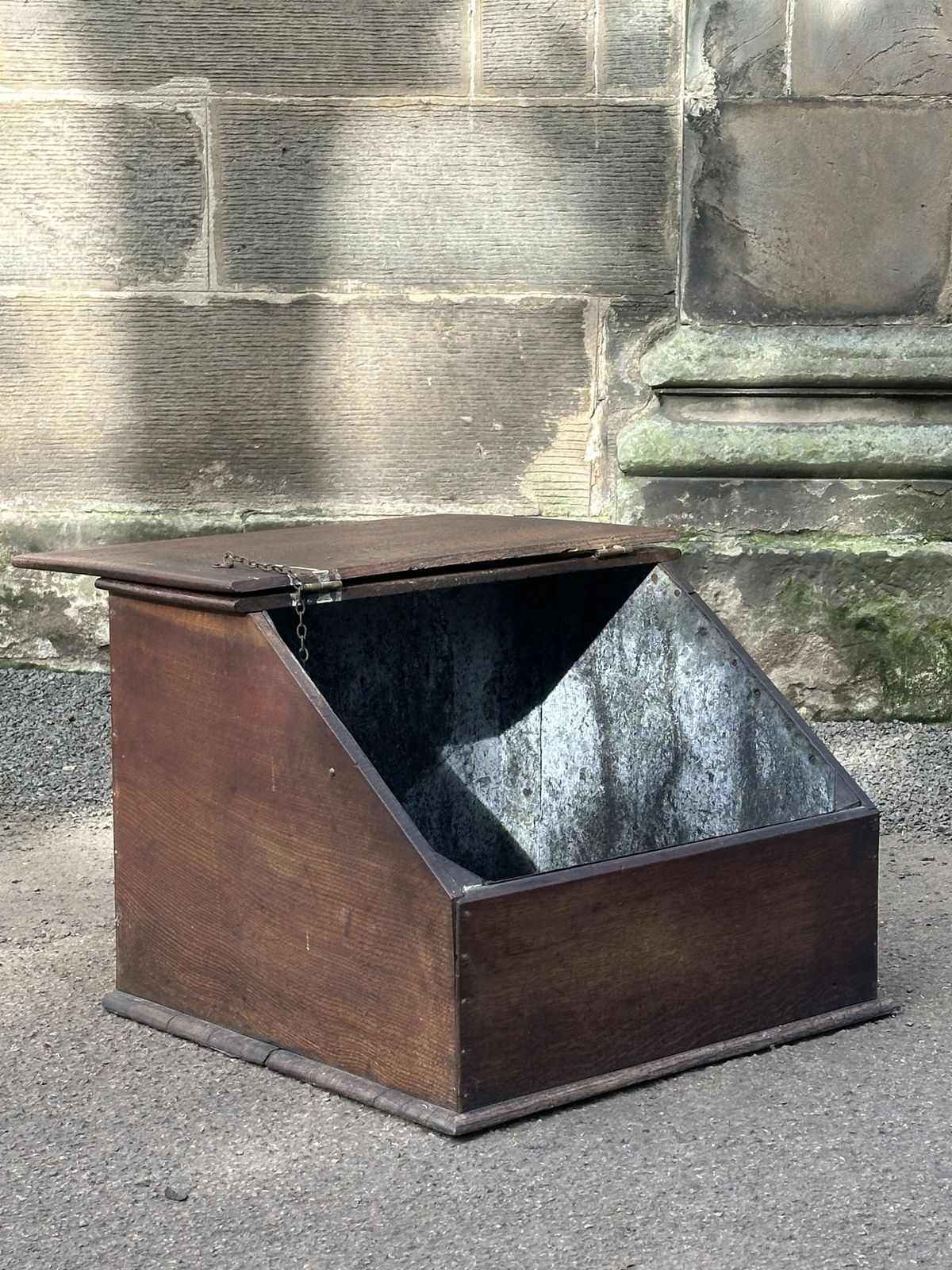A George III Oak Country House Coal Or Log Bunker