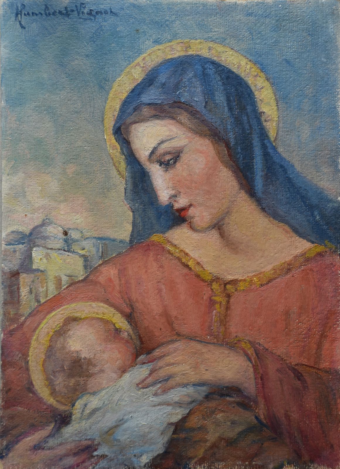 Léonie Humbert Vignot, Virgin And Child (Circa 1910)