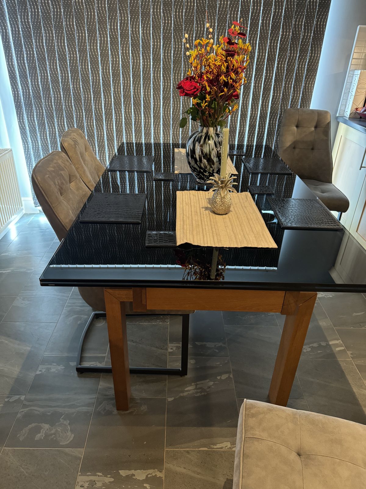 Calligaris Glass Extending Dining Table photo 380.0