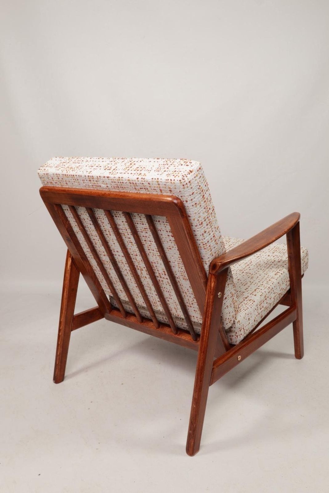 Scandinavian Vintage Armchair Bouclè Cushions Dottin Mid Century Design photo 749.0