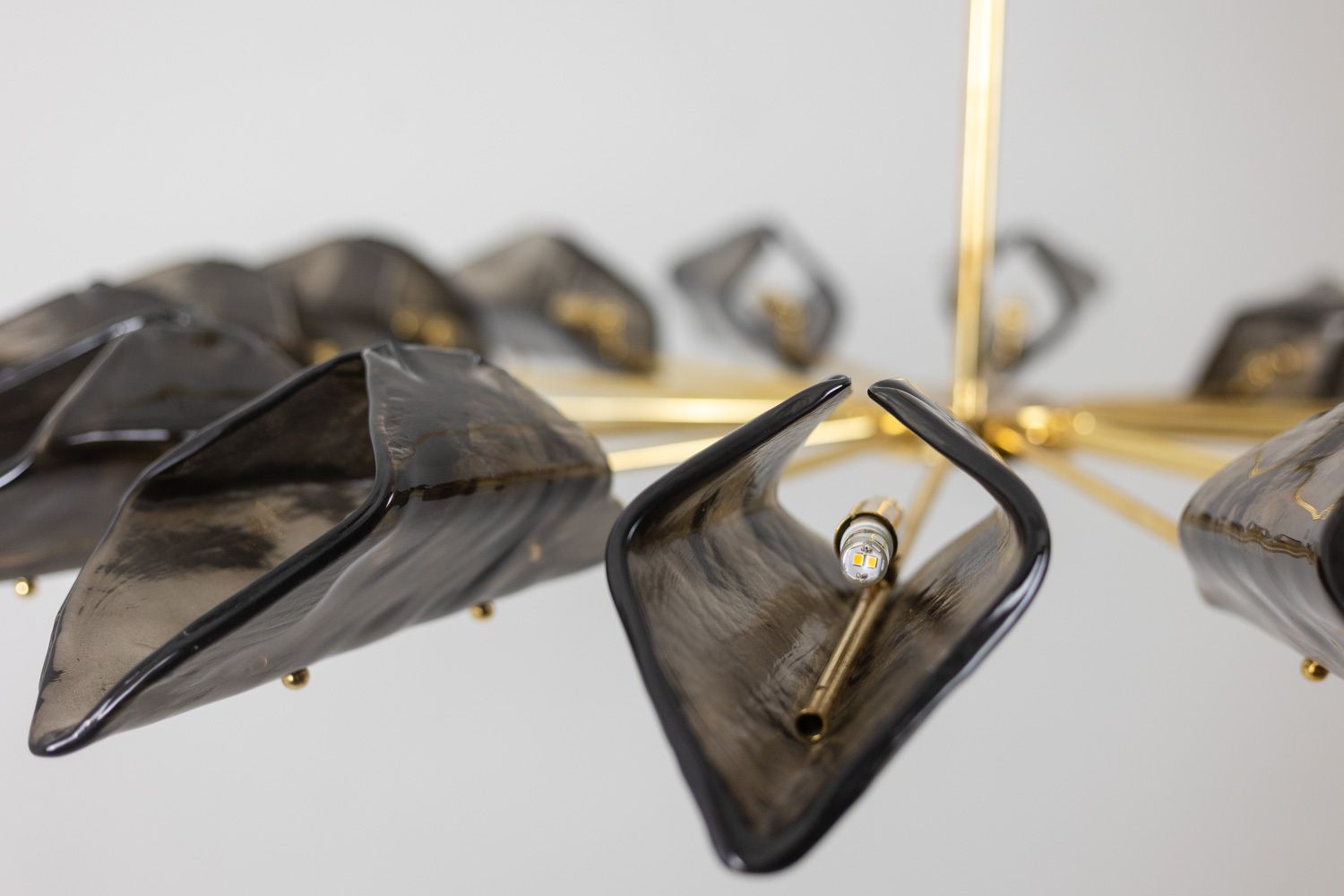 Simone Malachin. Murano Glass “Star” Chandelier. Contemporary. photo for sale