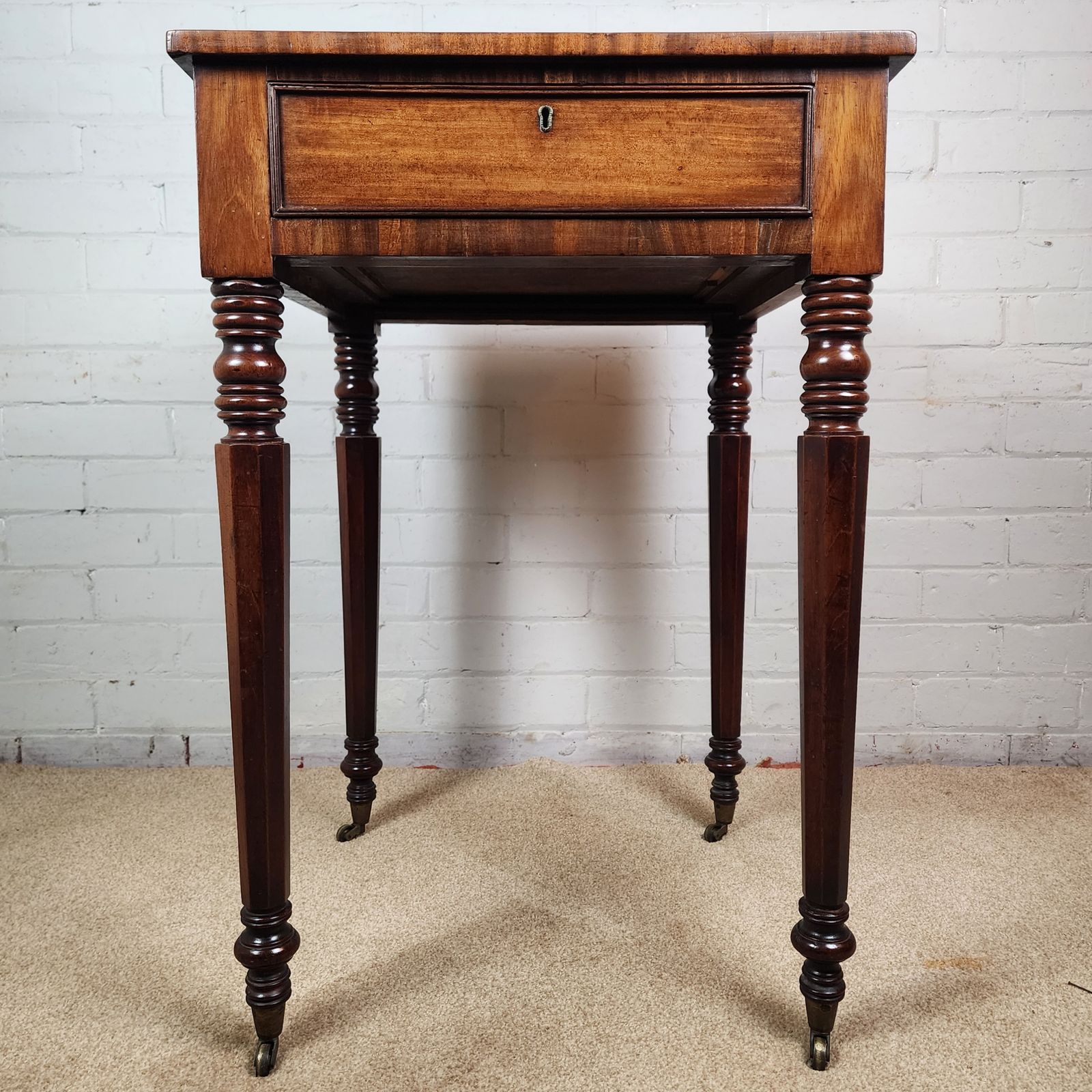 Georgian Mahogany Ladies Writing Desk, In The Manner Of Gillows photo buy