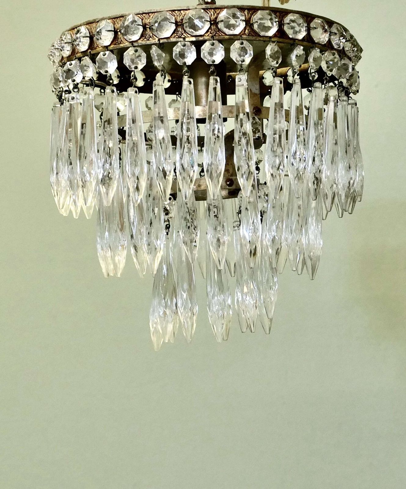 A Petite Waterfall Pendant Chandelier photo furniture