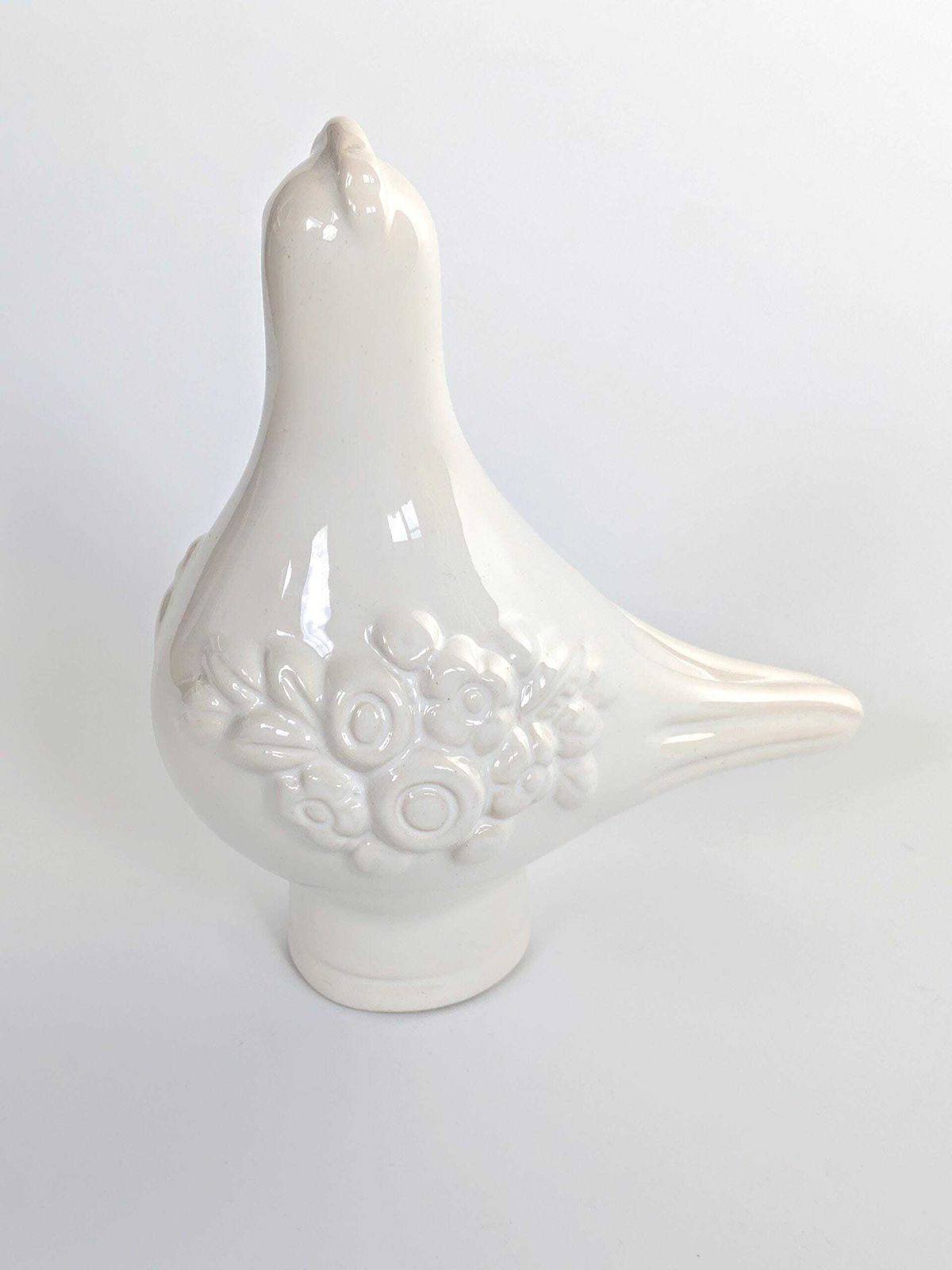 Helsingborg Porcelain Bird | Rosa Ljung Dove Figurine | Sweden, 1960's photo Art