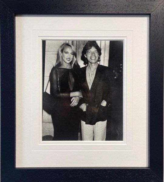 Jerry Hall And Mick Jagger, Langan's Brasserie By Richard Young