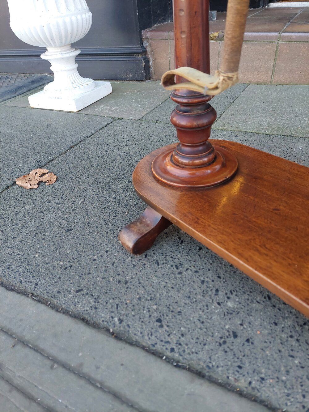 Victorian Mahogany Tack Room Whip Stand photo vinterior