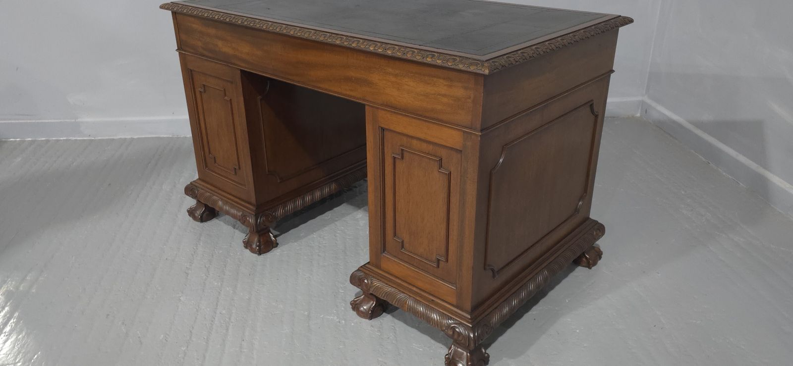 photo for sale Fabulous Mahogany Pedestal Desk