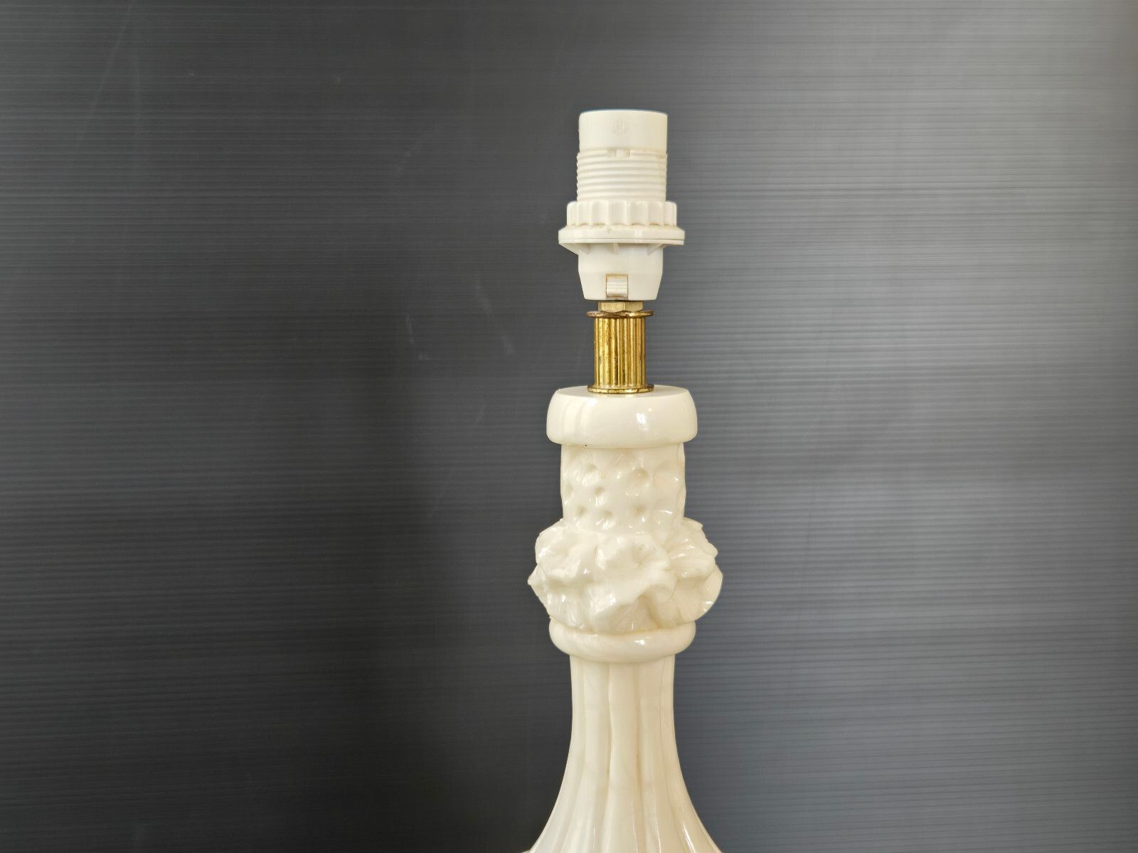 Stunning Vintage 1970s Alabaster Marble Table Lamp 70s Retro 70s photo Lighting