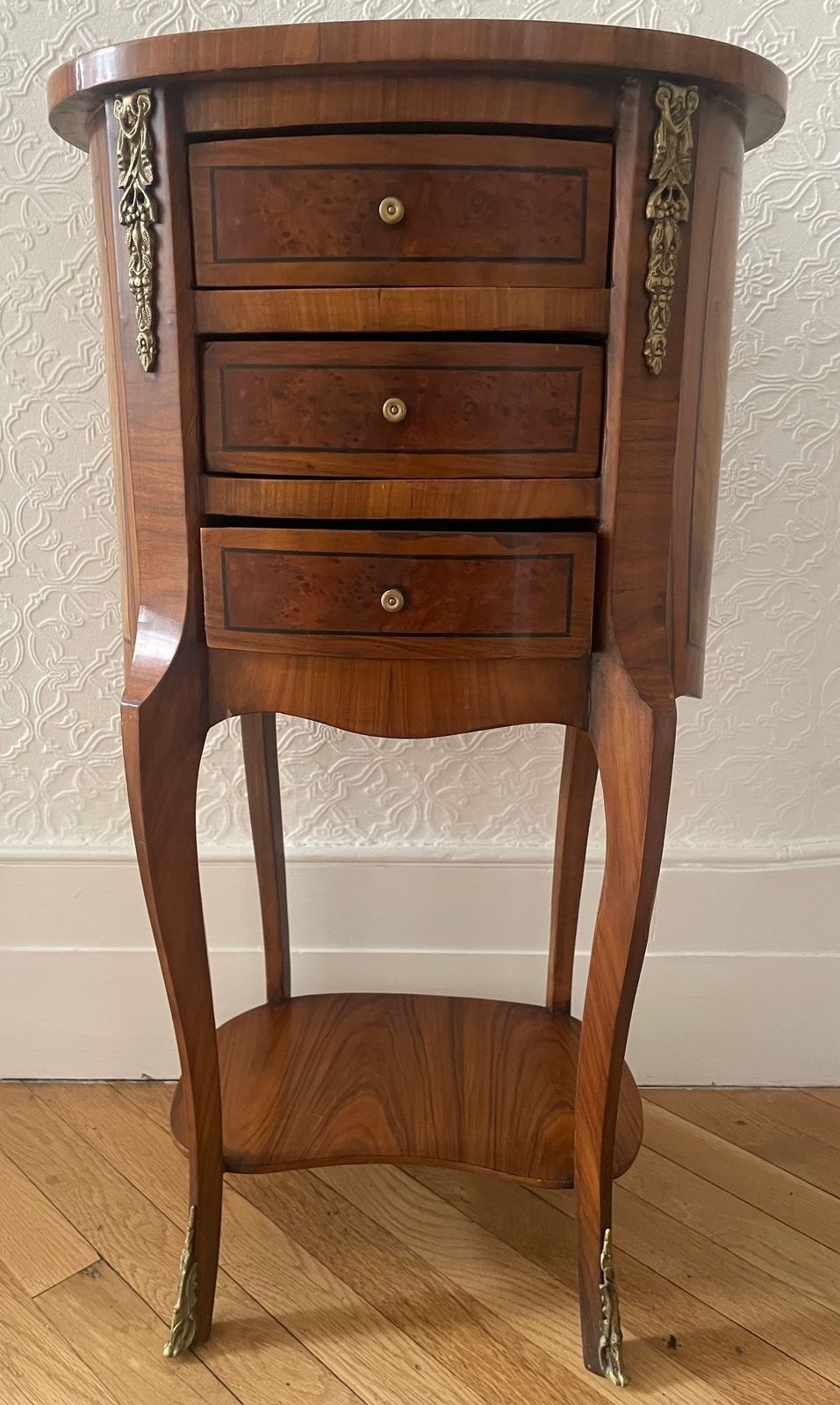 Pair Of French Bedside Cabinets   Empire Style photo for sale