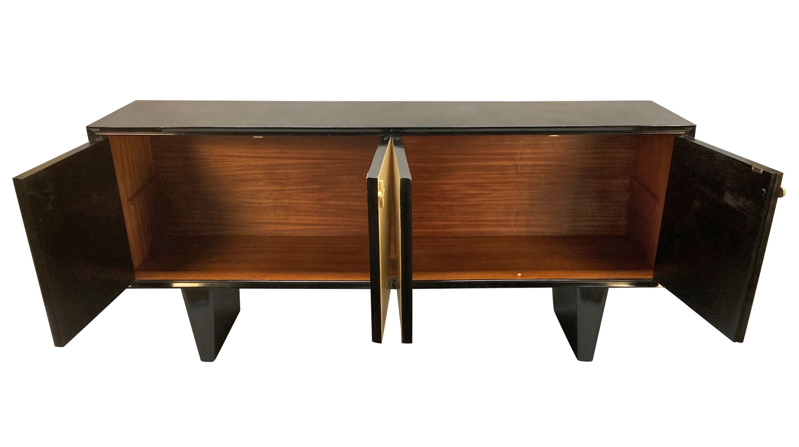 A Large French Mid Century Parchment Credenza photo 5310.0