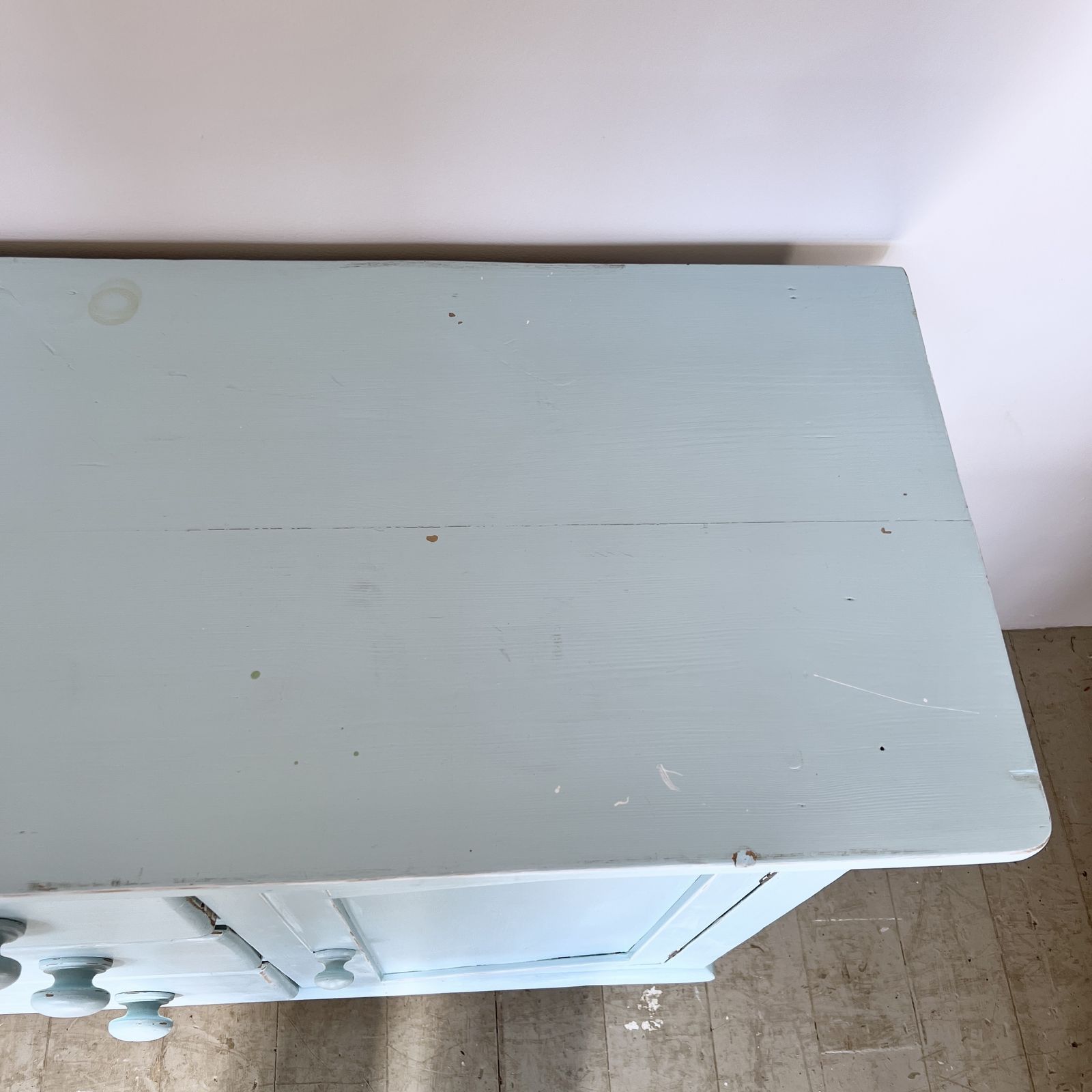 Blue Painted Sideboard photo buy
