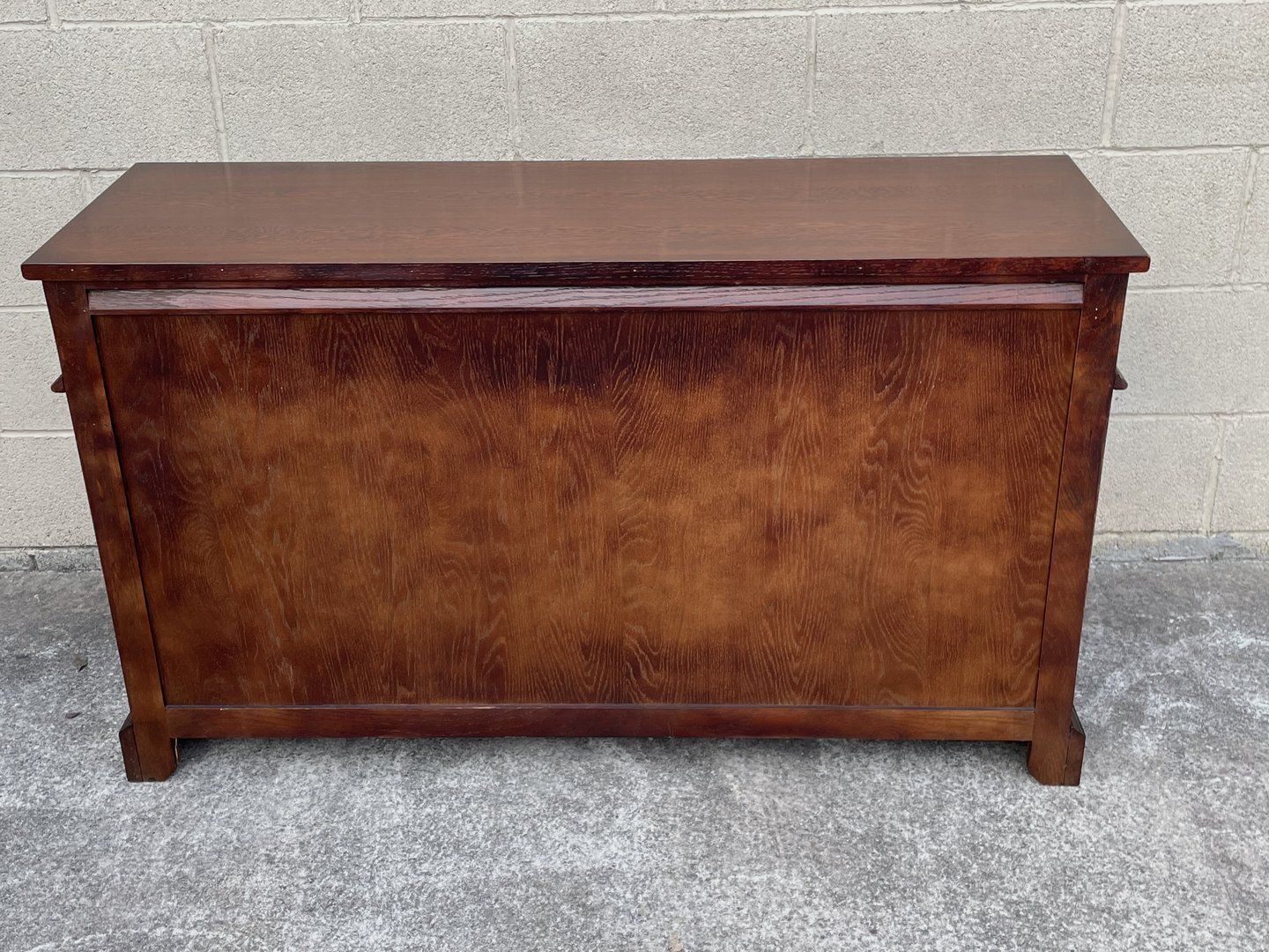 photo furniture A Wood Brothers Old Charm Tudor Brown Carved Oak Sideboard / Dresser Base / Cupboard / Cabinet
