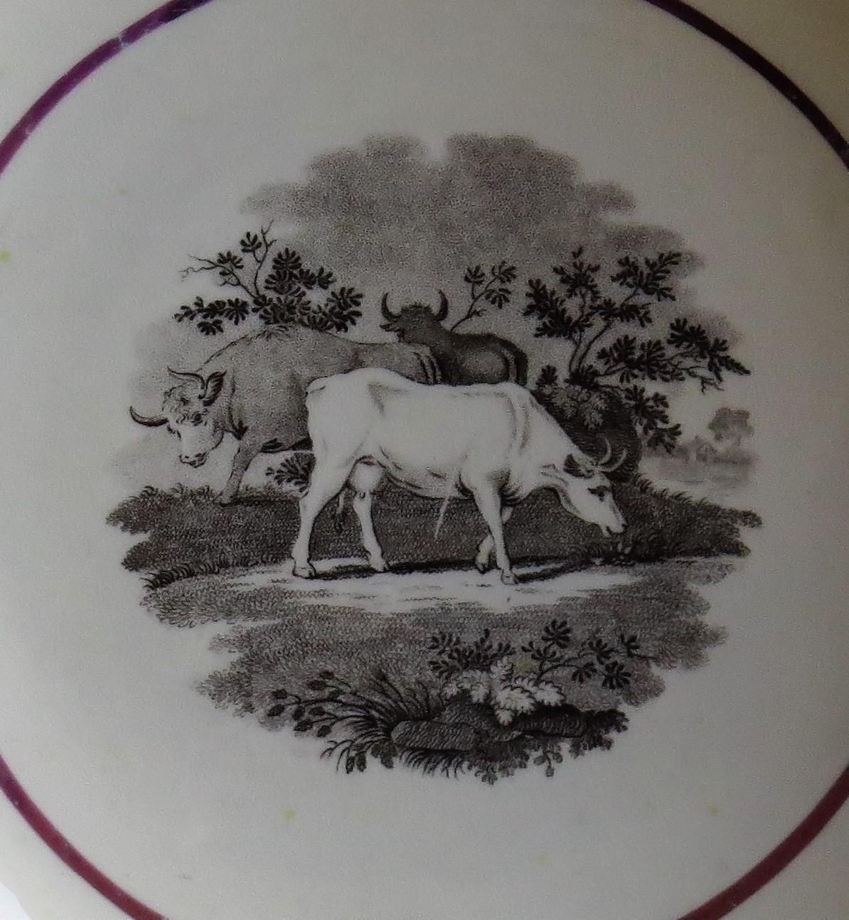 199.0 Georgian Sunderland Porcelain Lustre Dish Or Plate, English Early 19th Century photo