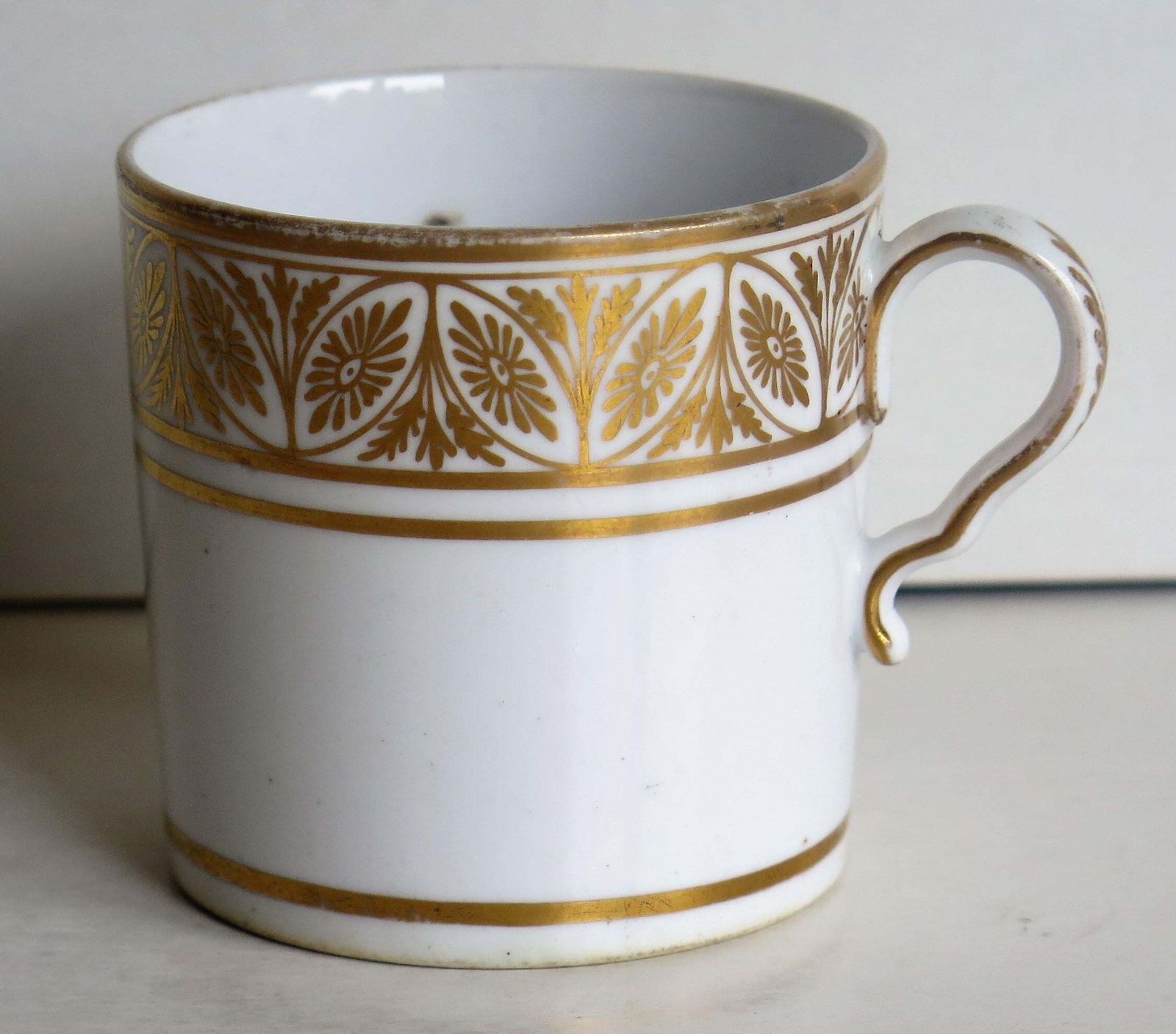 Early 19th Century Spode Porcelain Coffee Can All Hand Gilt Pattern, Circa 1810 photo buy