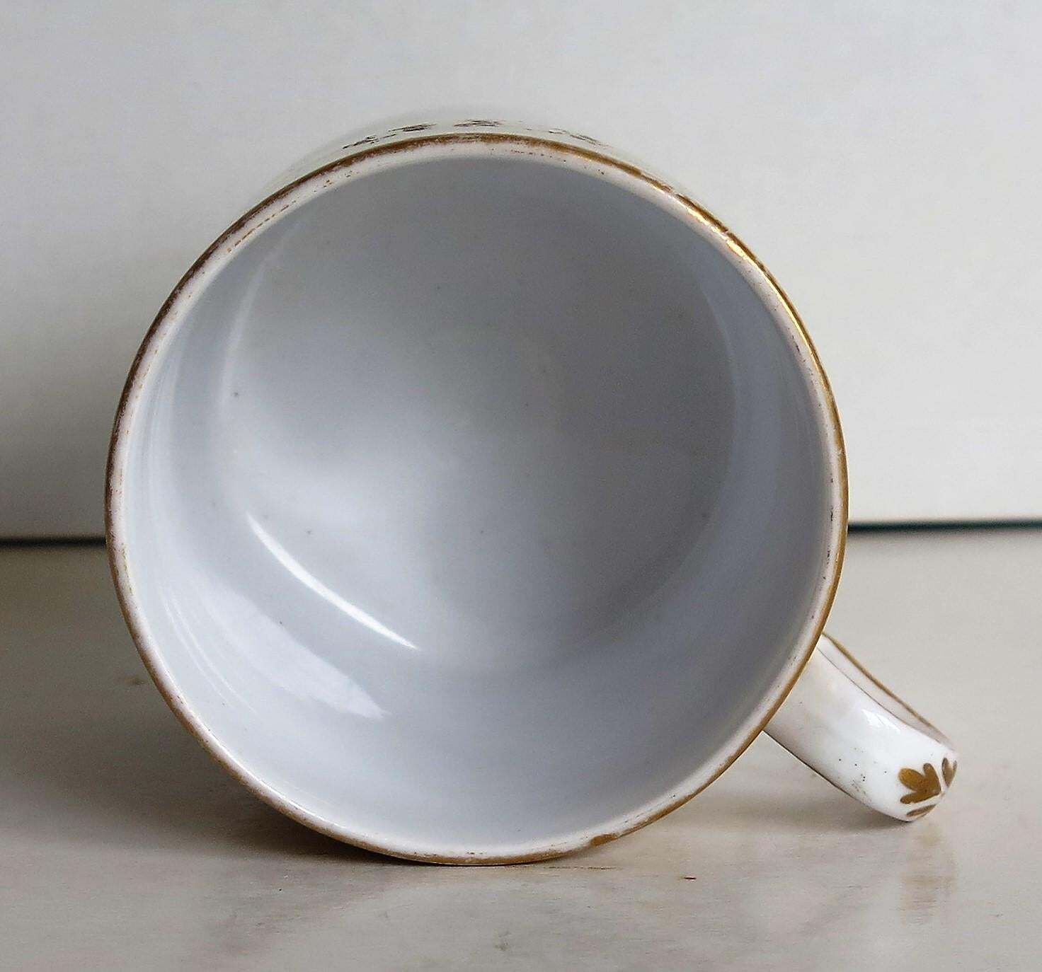 photo furniture Early 19th Century Spode Porcelain Coffee Can All Hand Gilt Pattern, Circa 1810