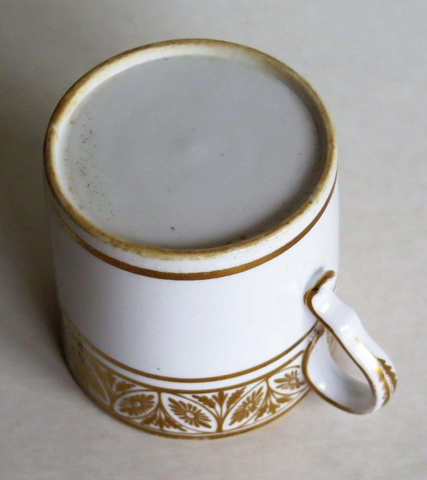 Home Decor Early 19th Century Spode Porcelain Coffee Can All Hand Gilt Pattern, Circa 1810 photo