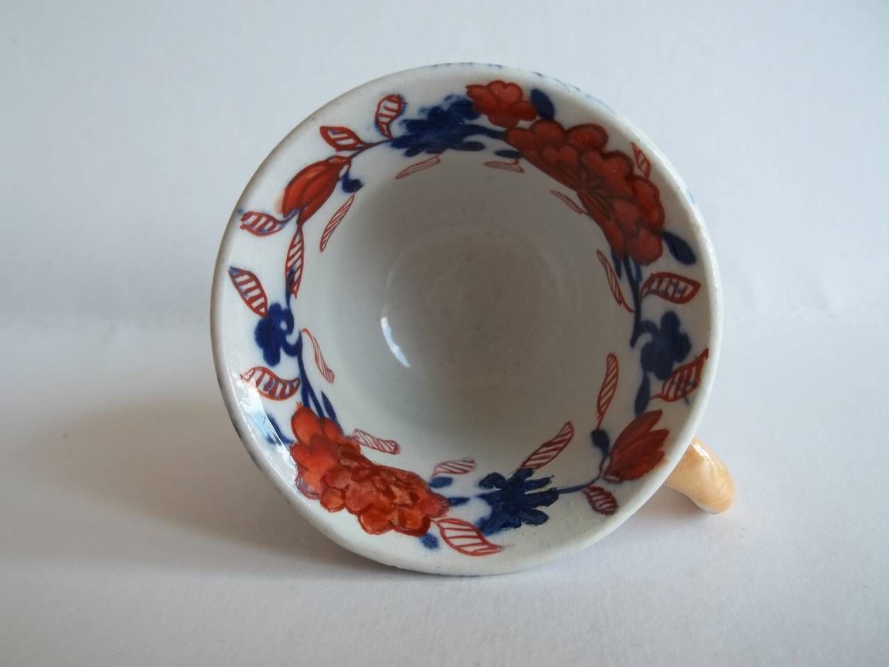 Rare Mason's Ironstone Miniature Cup In Basket Japan Pattern, Circa 1825 photo vintage