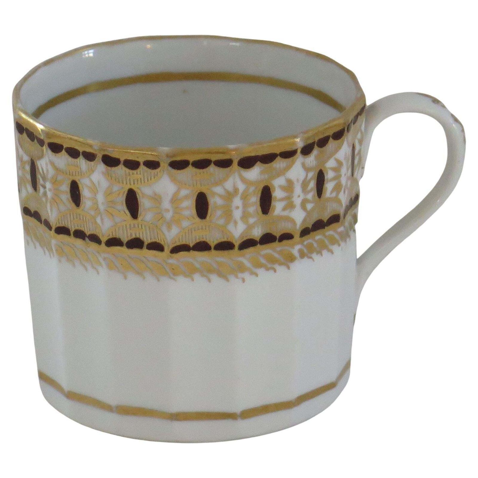 George 111rd Porcelain Coffee Can By New Hall Hamilton Flute, Circa 1815 photo furniture