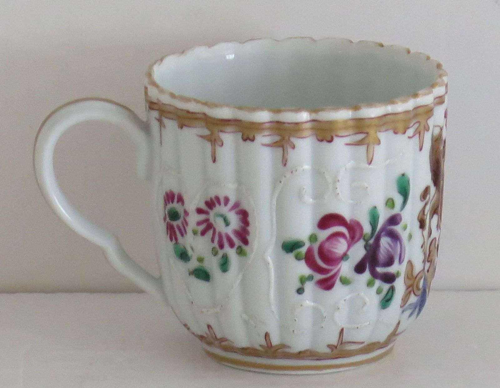 Samson Porcelain Armorial Cup And Saucer In Chinese Taste, Paris, Circa 1870 photo vintage