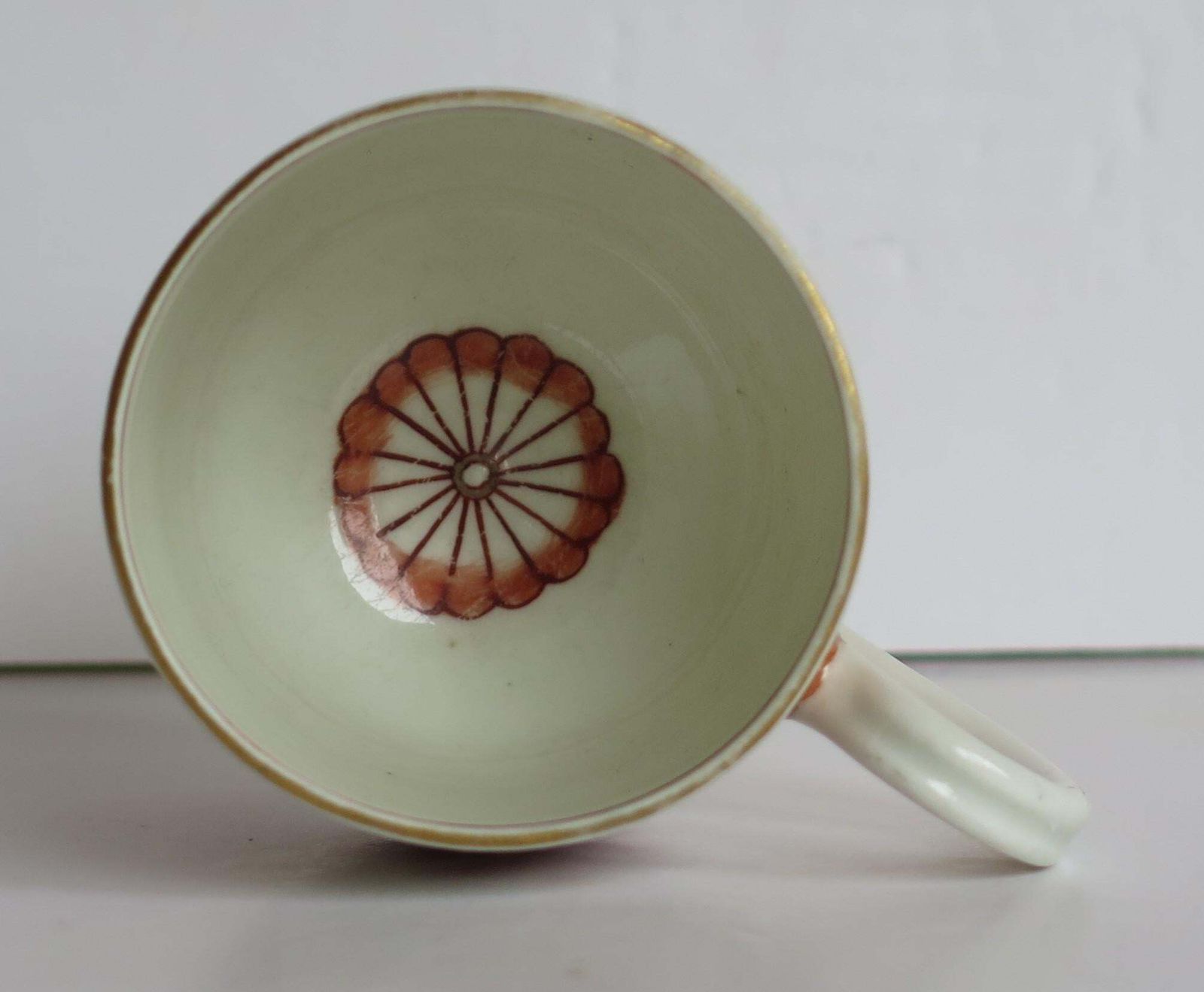 Home Decor First Period Worcester Coffee Cup Porcelain Finely Hand Painted, Circa 1770 photo