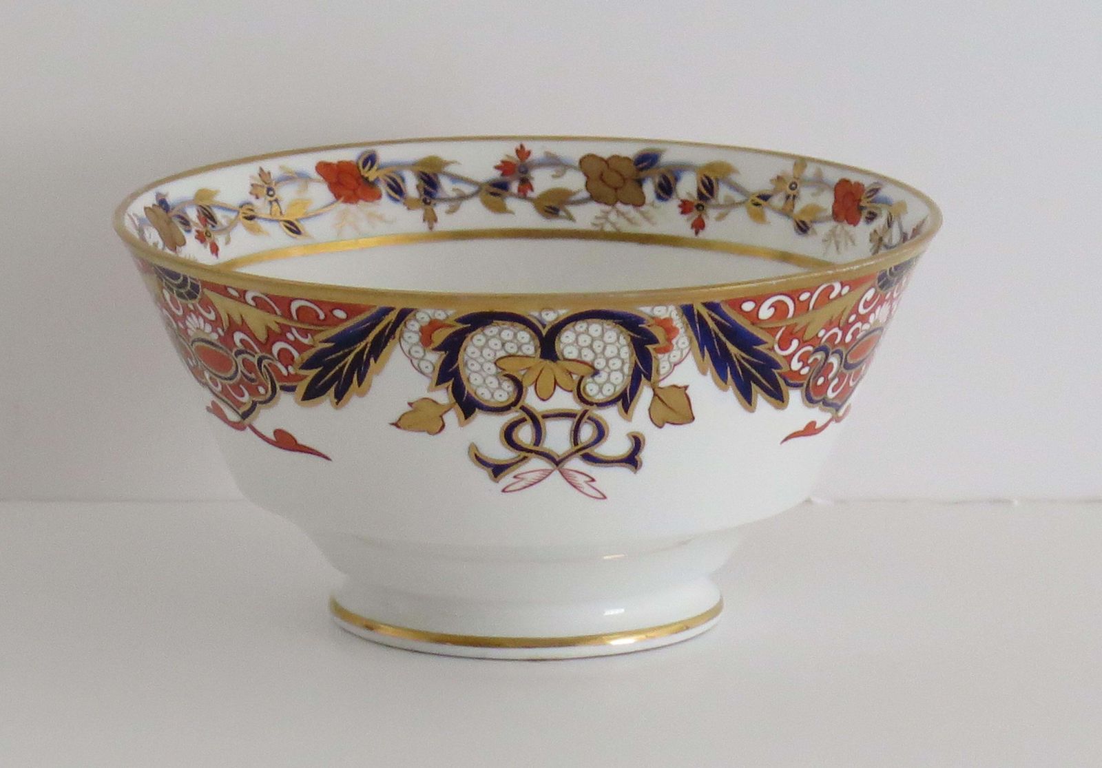 Early 19th Century Spode Porcelain Slop Bowl In Japan Ptn 1946, Circa 1810 photo for sale