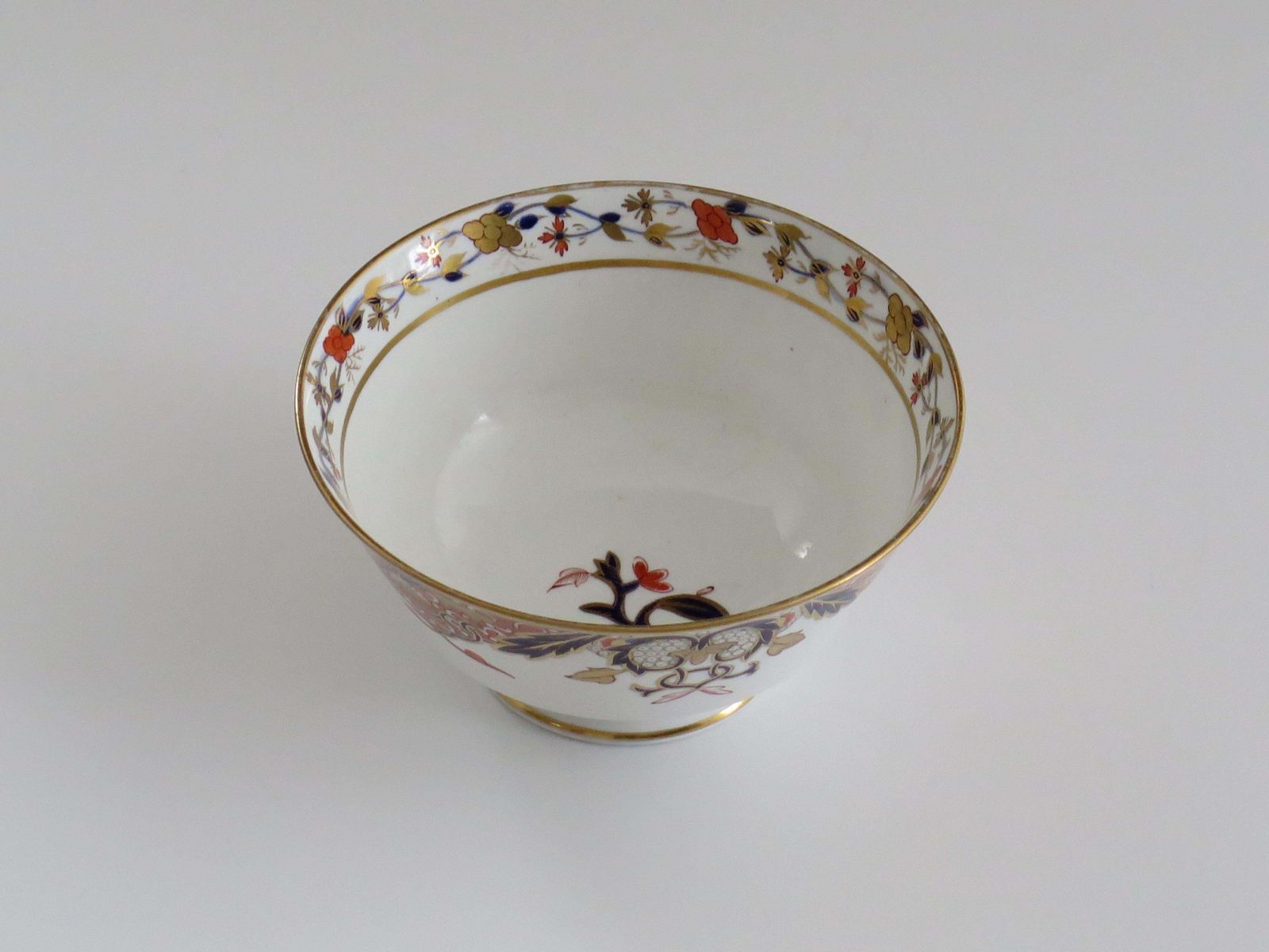Early 19th Century Spode Porcelain Slop Bowl In Japan Ptn 1946, Circa 1810 photo 341.0