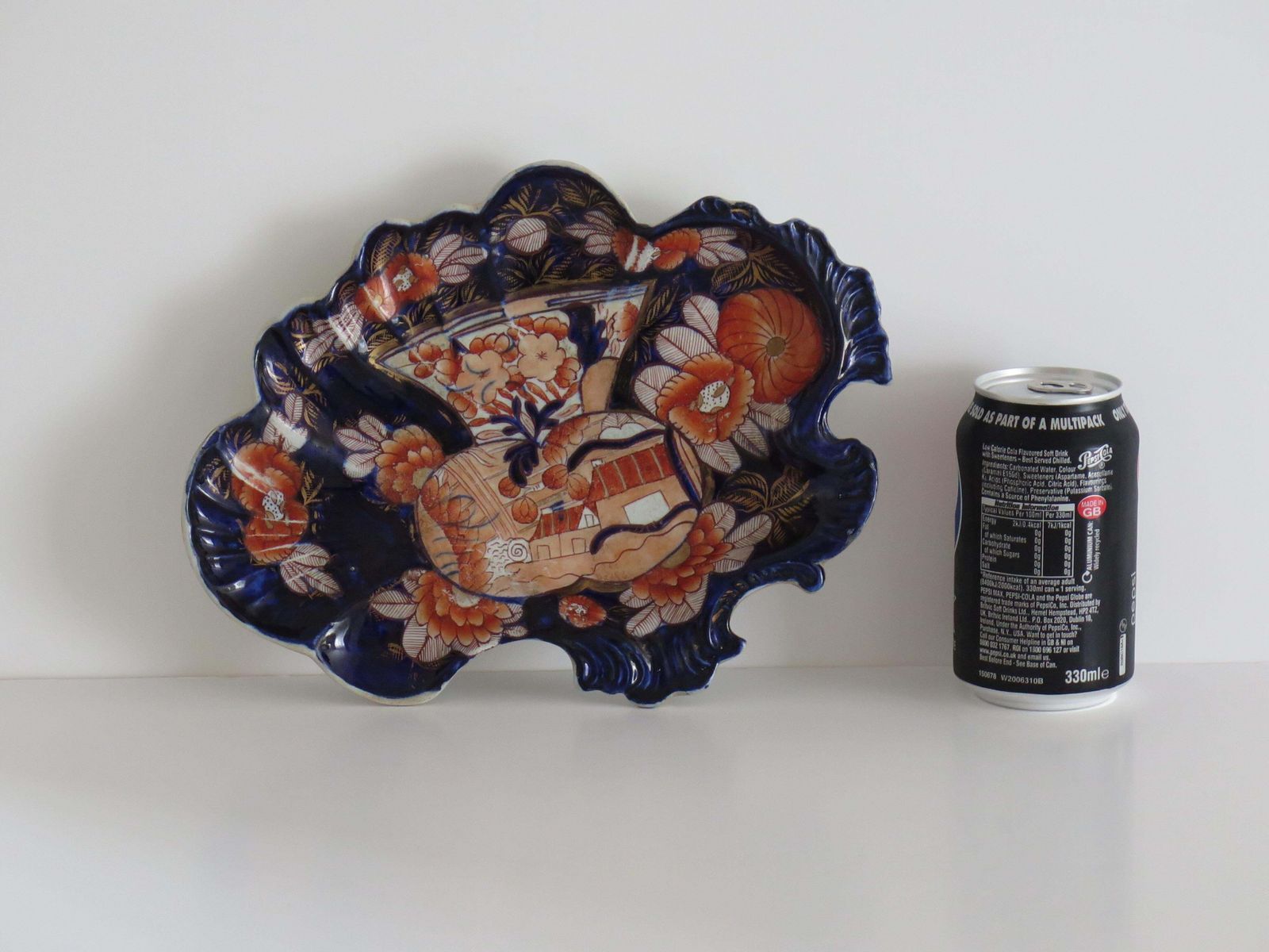 photo vintage Georgian Masons Ironstone Desert Dish Or Platter In School House Ptn, Ca 1818
