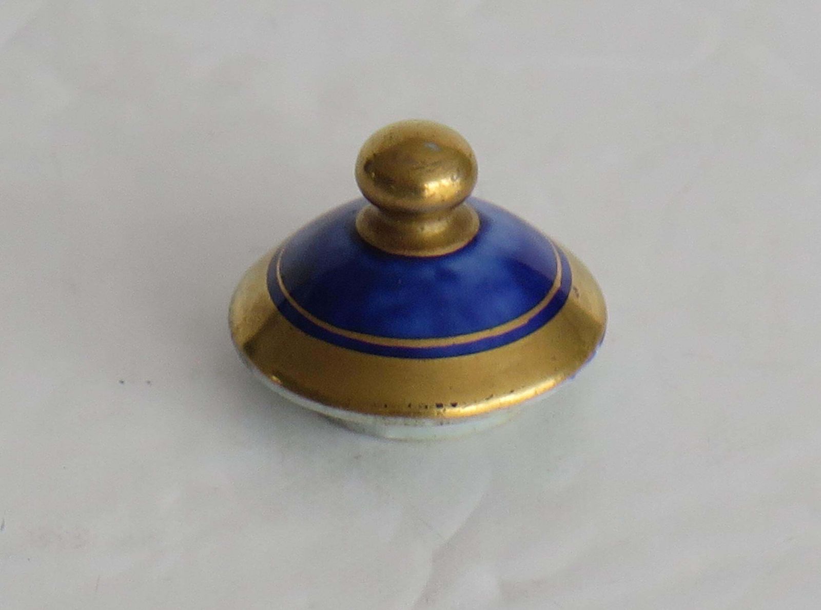 photo for sale Rare Mason's Ironstone Miniature Lidded Urn In Gold Rose Japan Pattern, Circa 1820