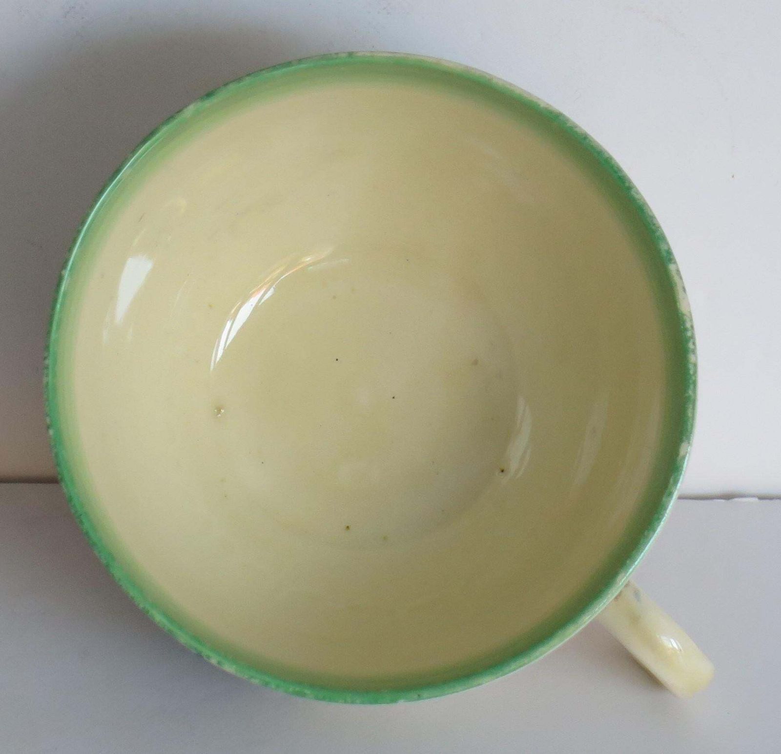 585.0 Clarice Cliff Cup And Saucer Rare Pine Grove Bizarre Ptn Art Deco, Circa 1935 photo