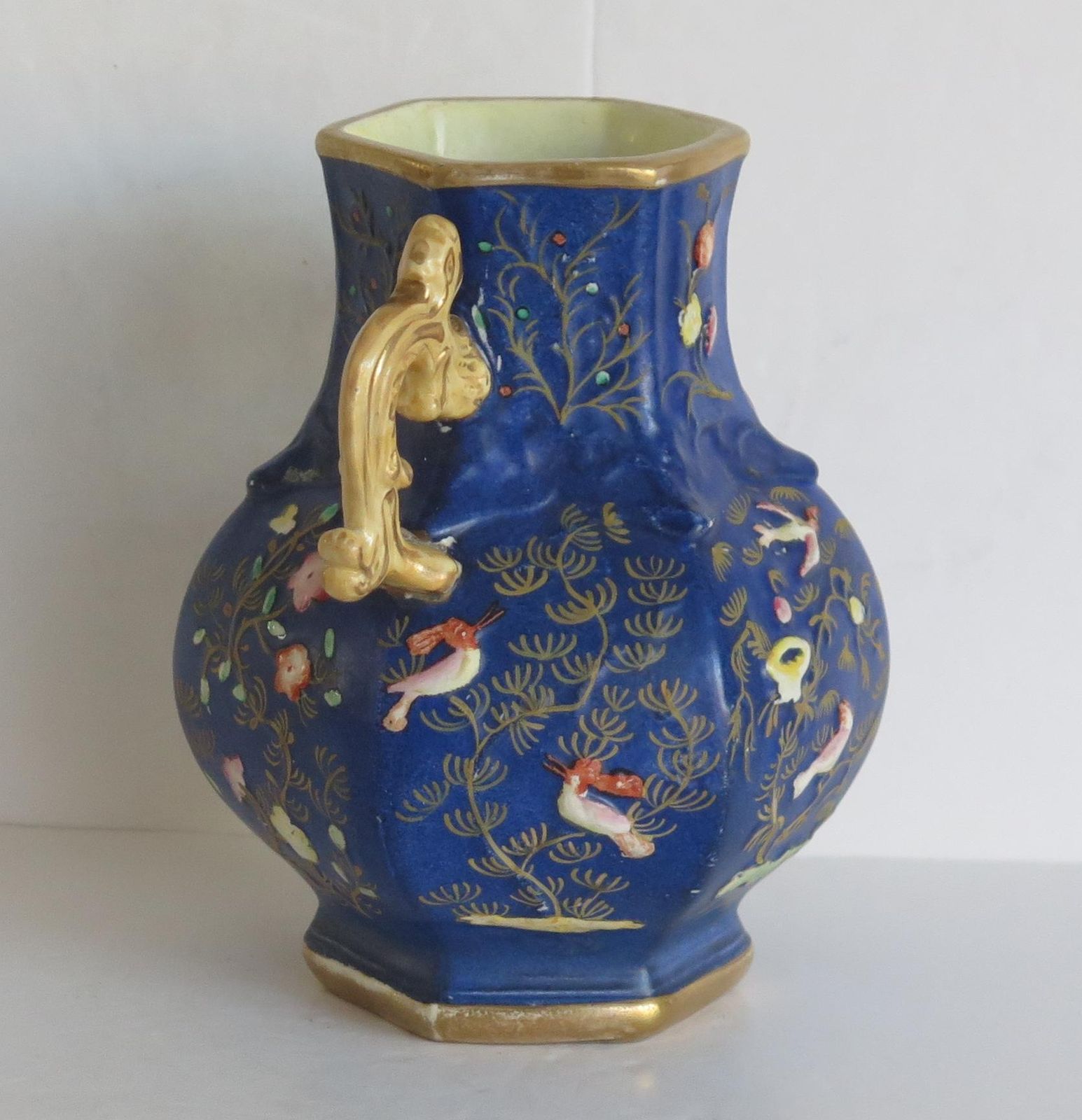 Mason's Ironstone Vase In A Rare Relief Moulded Pattern, English, Circa 1840 photo 352.0
