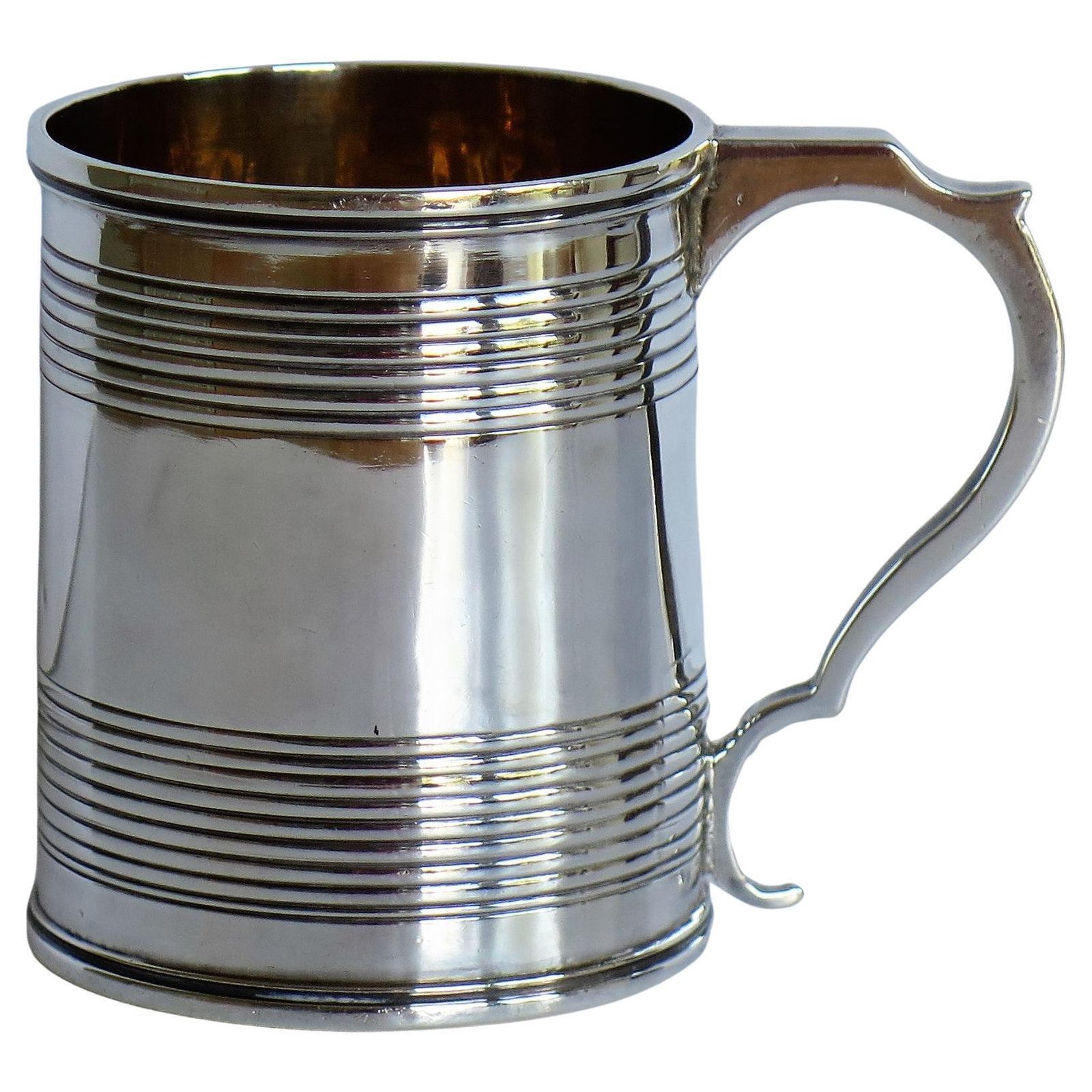 Georgian Sterling Silver Christening Mug By Joseph Angell, London 1825