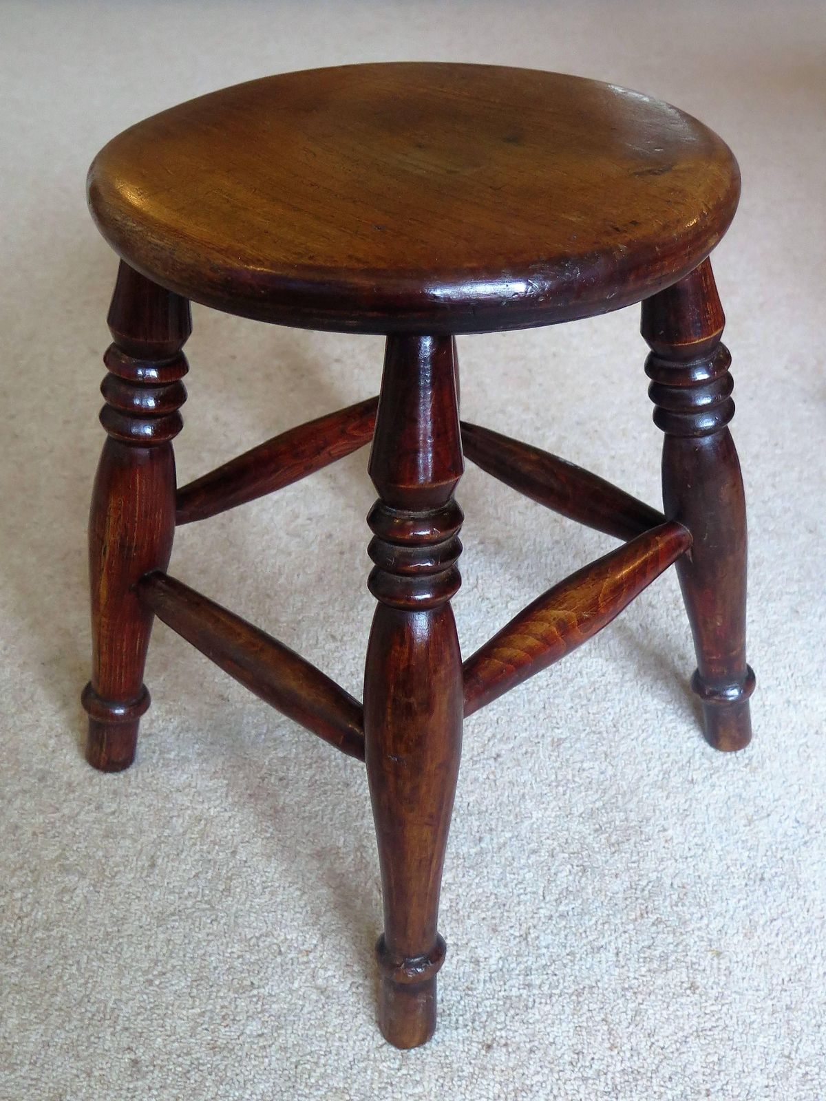 Elm Stool Or Stand North East Yorkshire English Maker, Circa 1850 photo Furniture